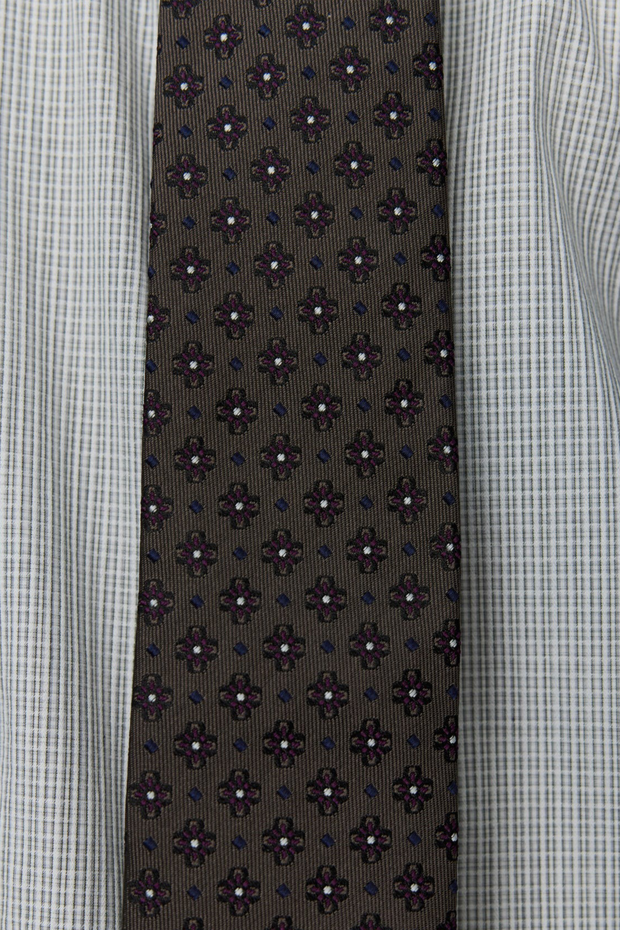 Banquet Tie Floral Jacquard