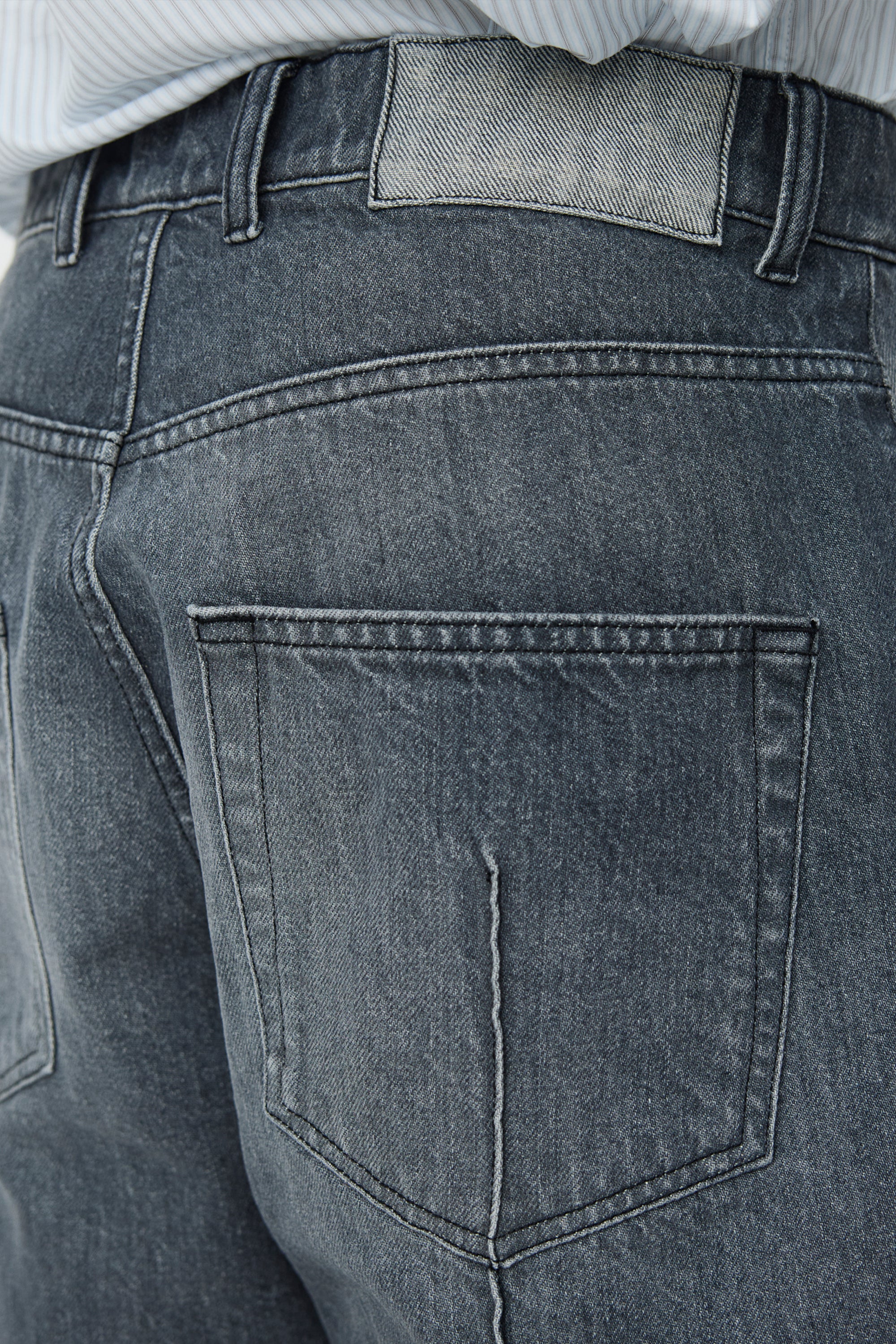 Ceremony Shorts Stonewashed Grey_5