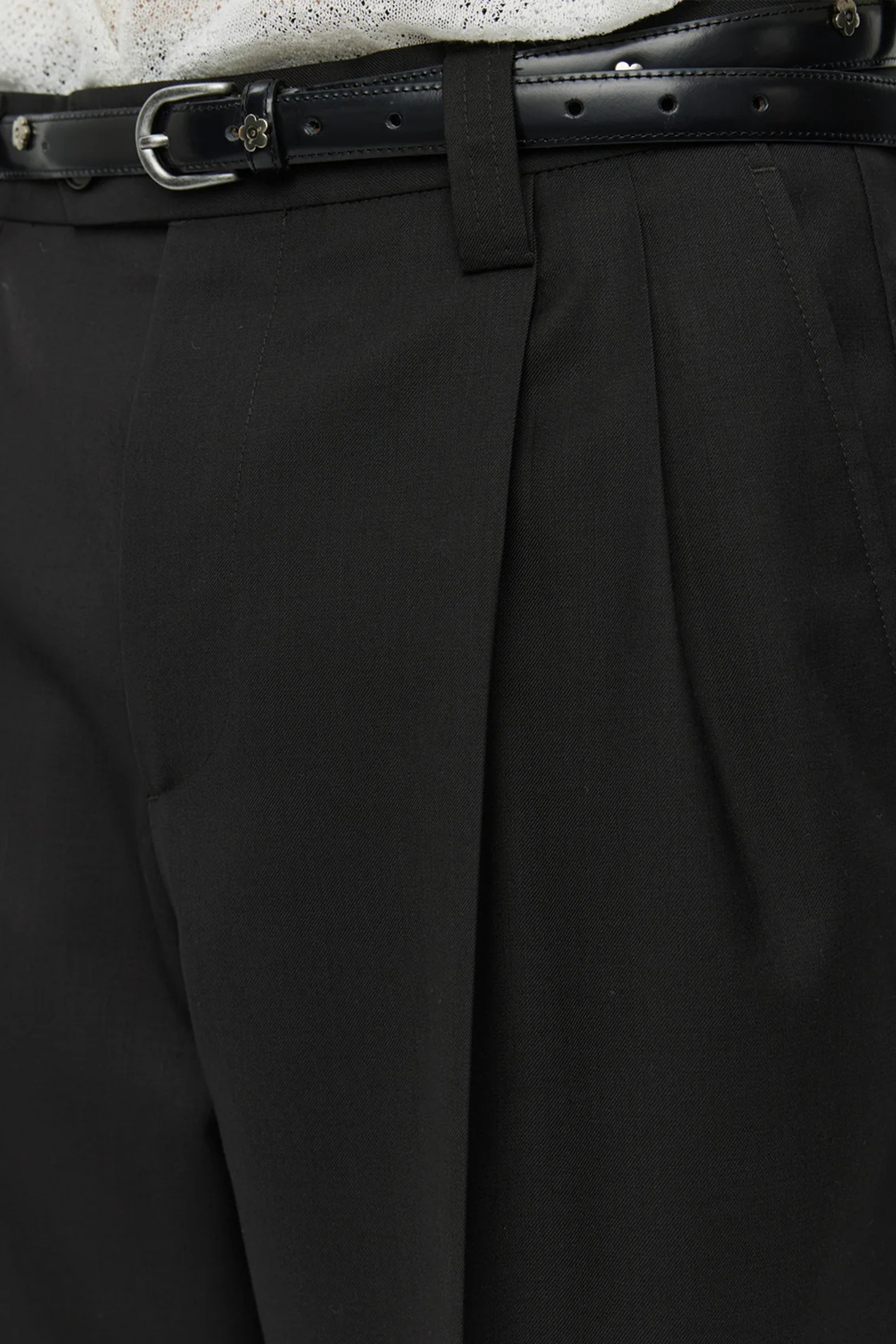 Classic Trousers Coffee Twill Wool_4