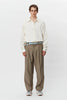 SPORTIVO STORE_Classic Trousers Taupe Grey Stripe