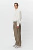SPORTIVO STORE_Classic Trousers Taupe Grey Stripe_4