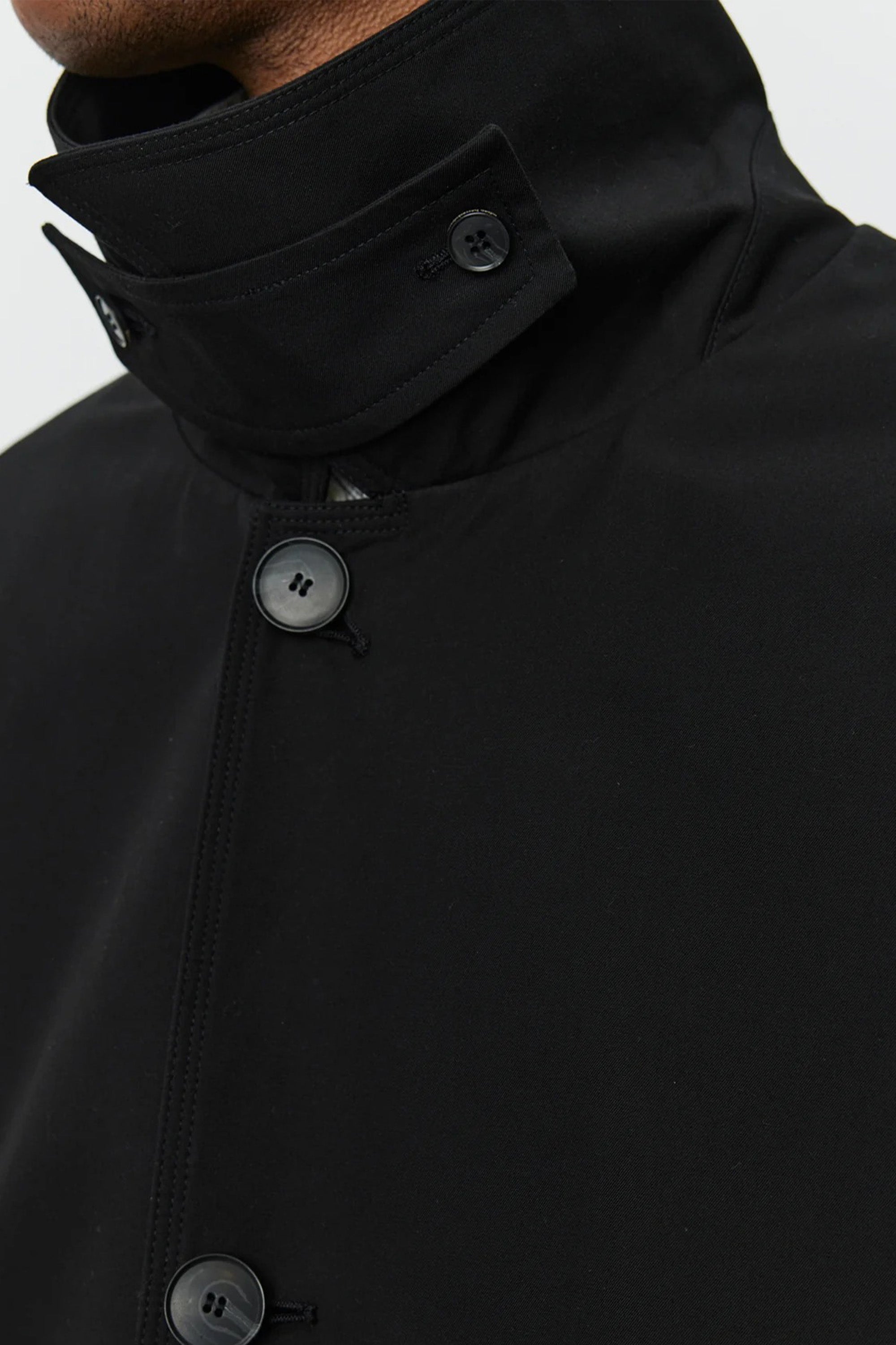 Client Coat Black Heavy Canvas