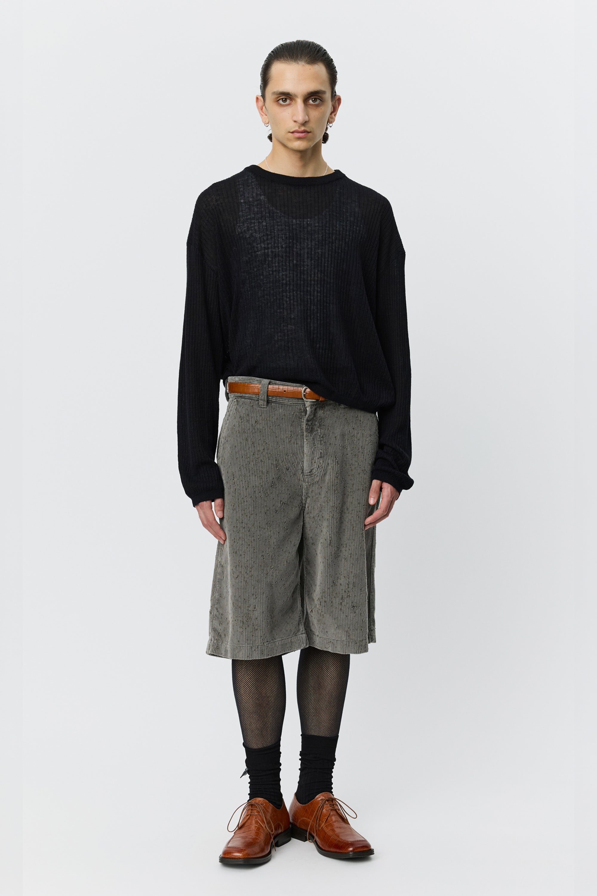 Companion Jumper Black Rib