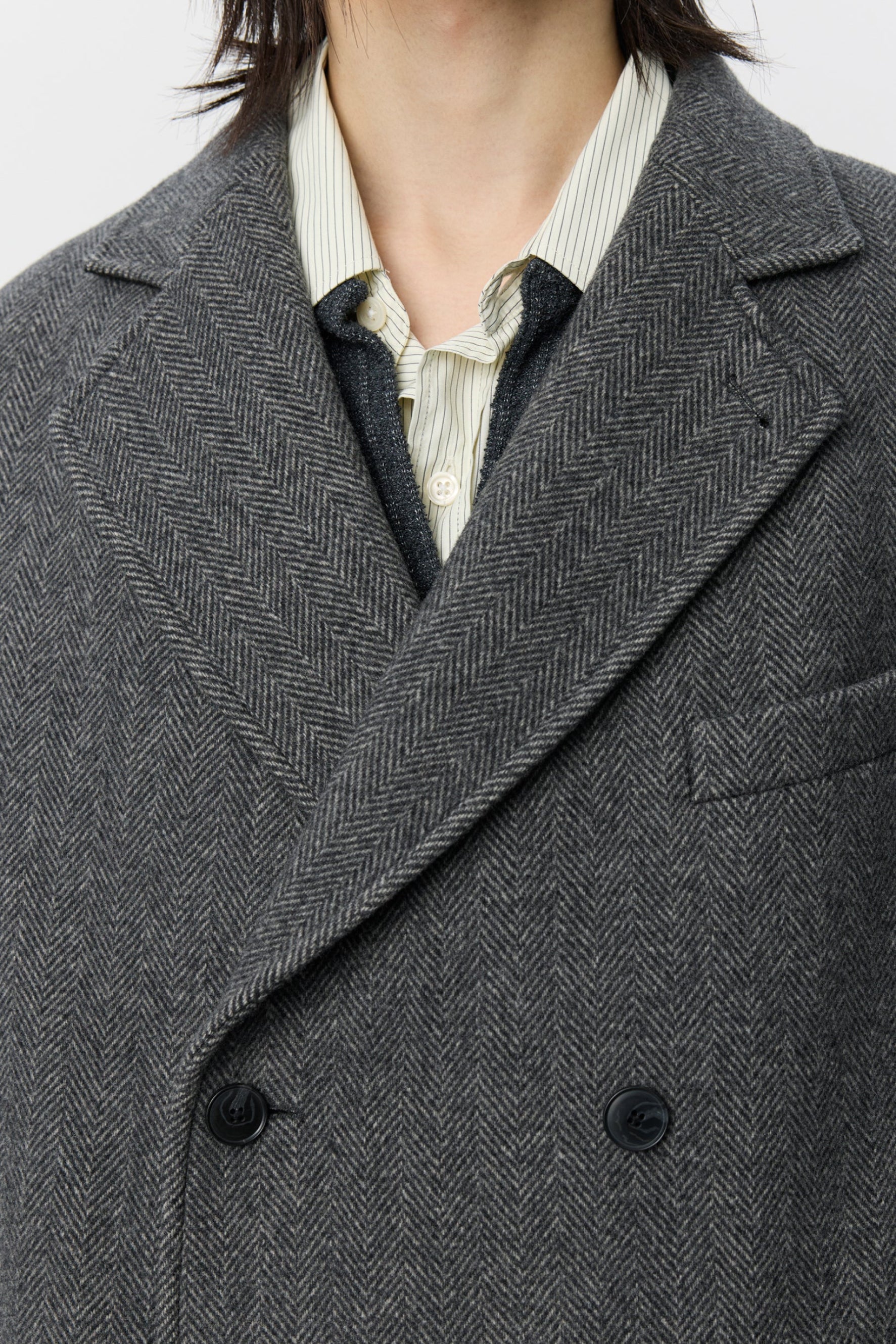 Conference Coat Grey Herringbone_7