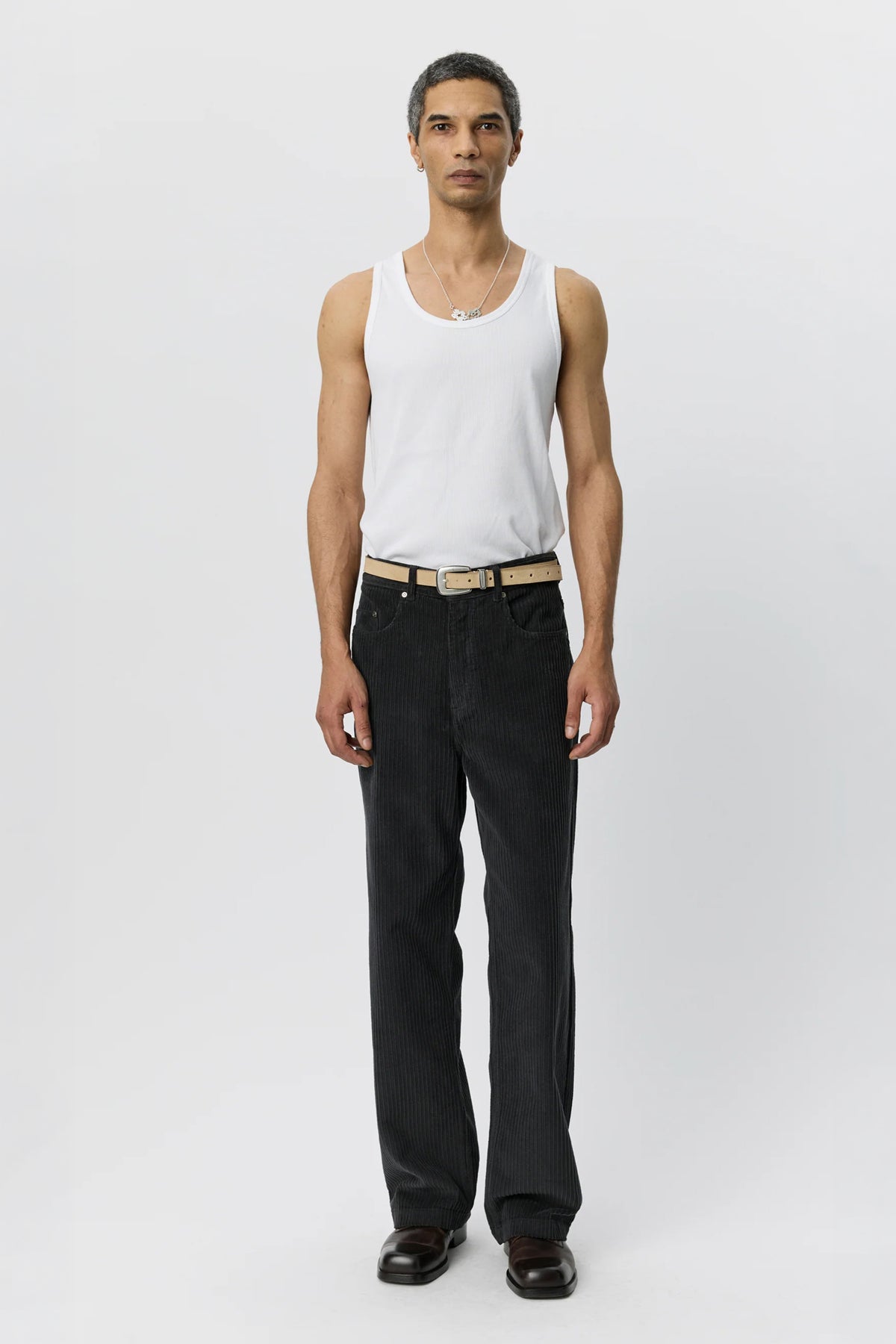 Cord Trousers Anthracite Multi Wale_1