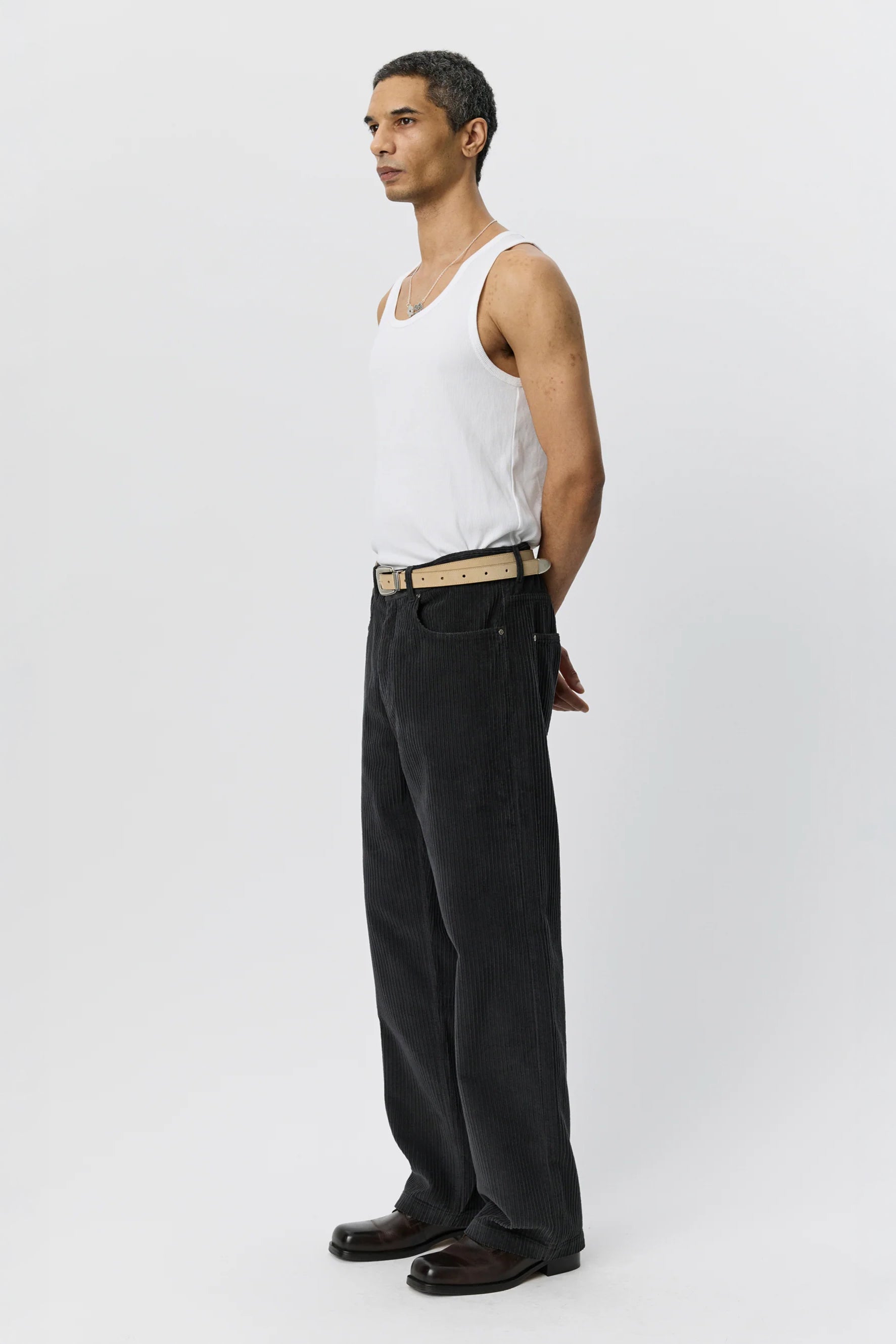 Cord Trousers Anthracite Multi Wale_2