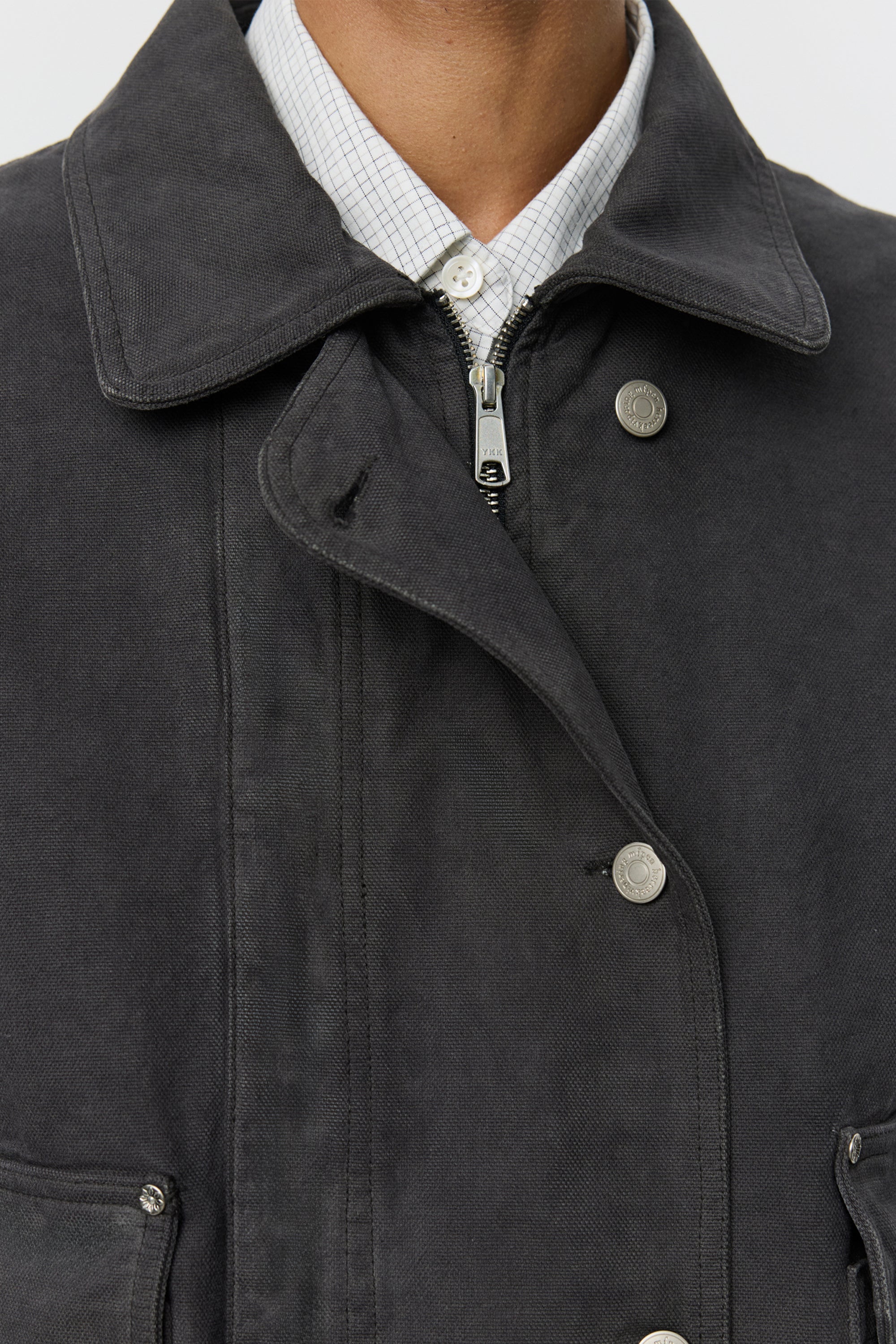 Courier Jacket Washed Grey Canvas_4