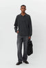 SPORTIVO STORE_Destroyed Polo Sweater Black_5