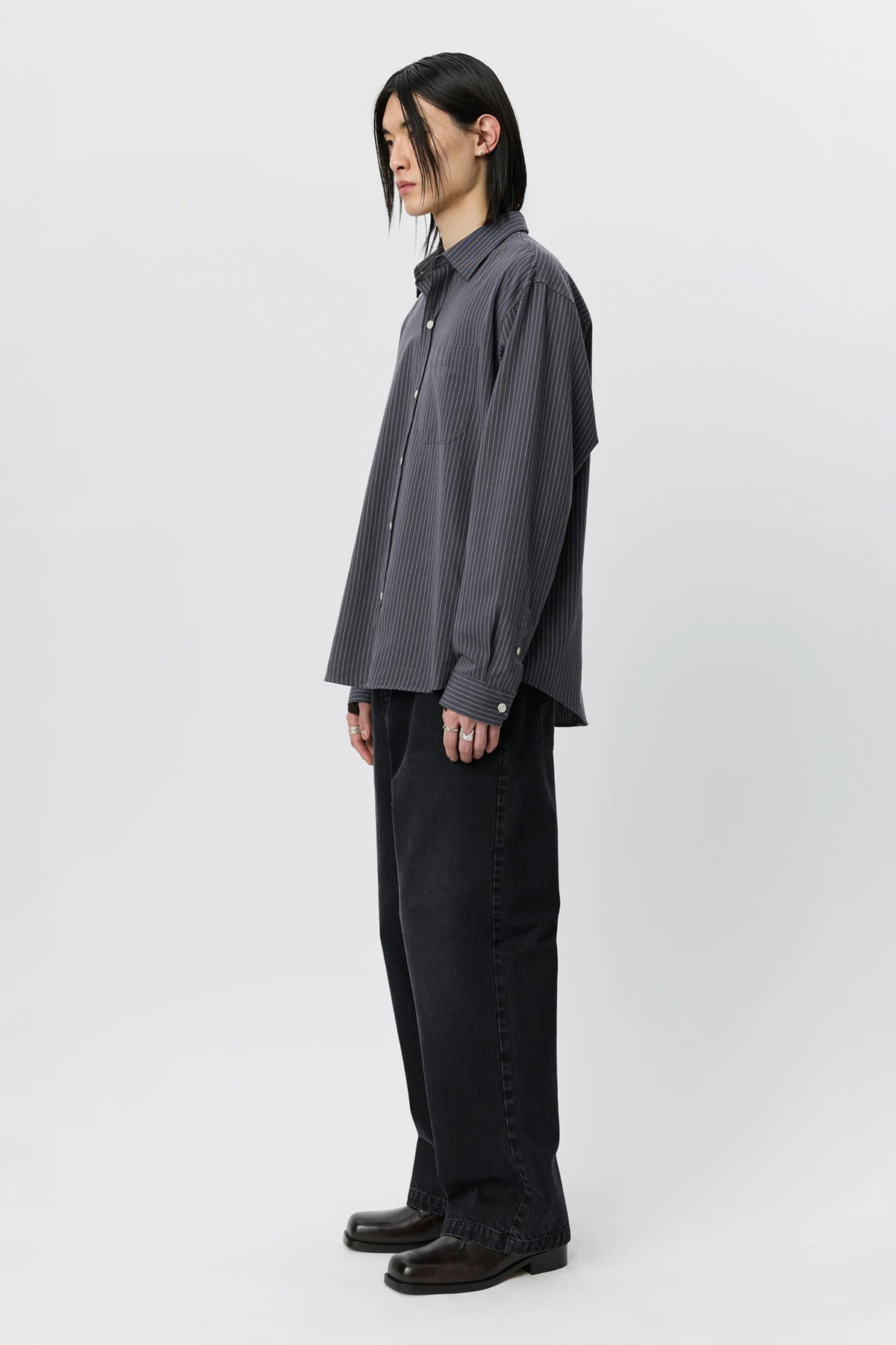 Distant Shirt Blush Stripe_2