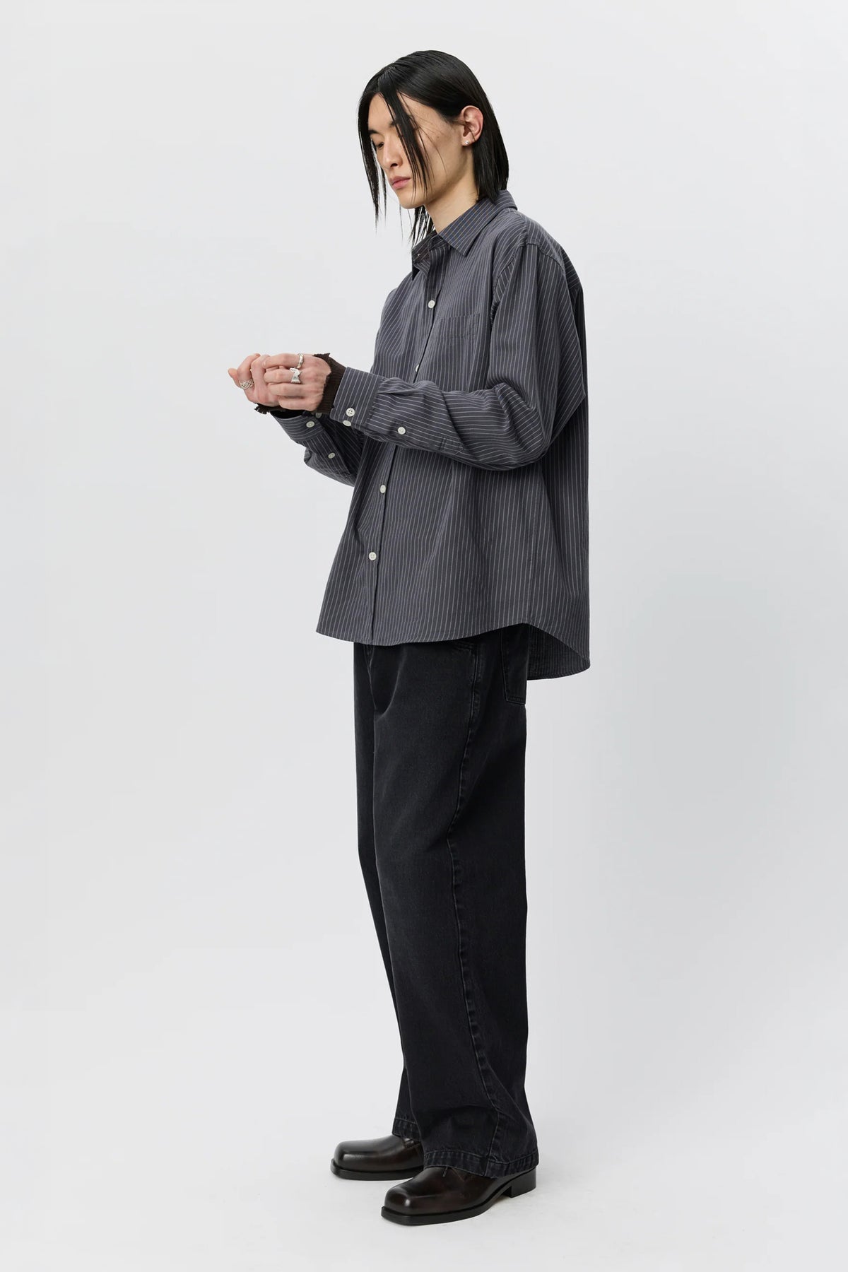 Distant Shirt Blush Stripe_3