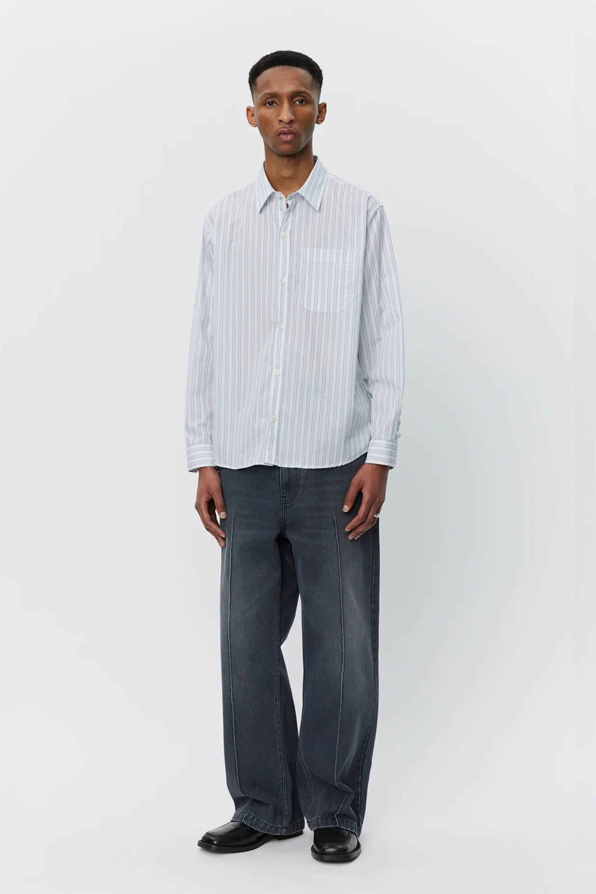 A Oページ Graphpaper Oxford Oversized B.D Shirt