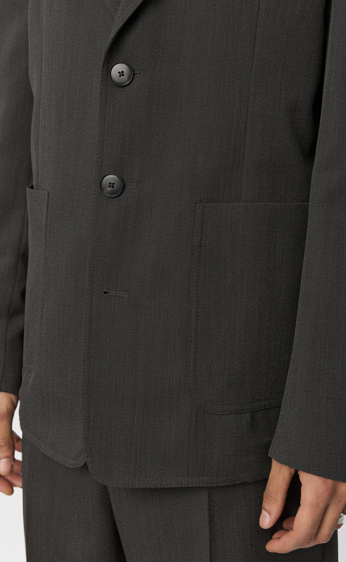 Domain Jacket Taupe Twill Wool_3