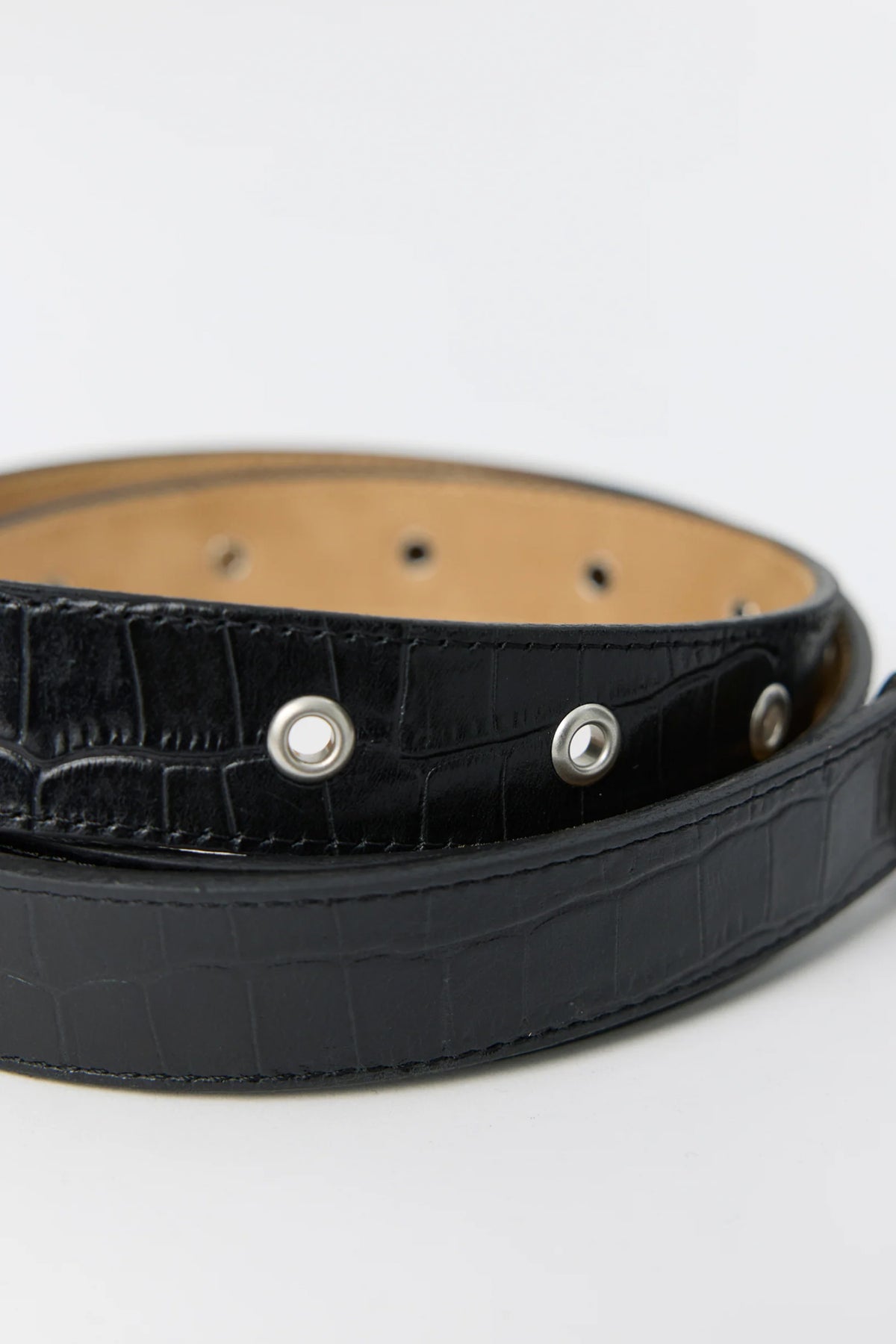 Drivers Belt Black Croc_2