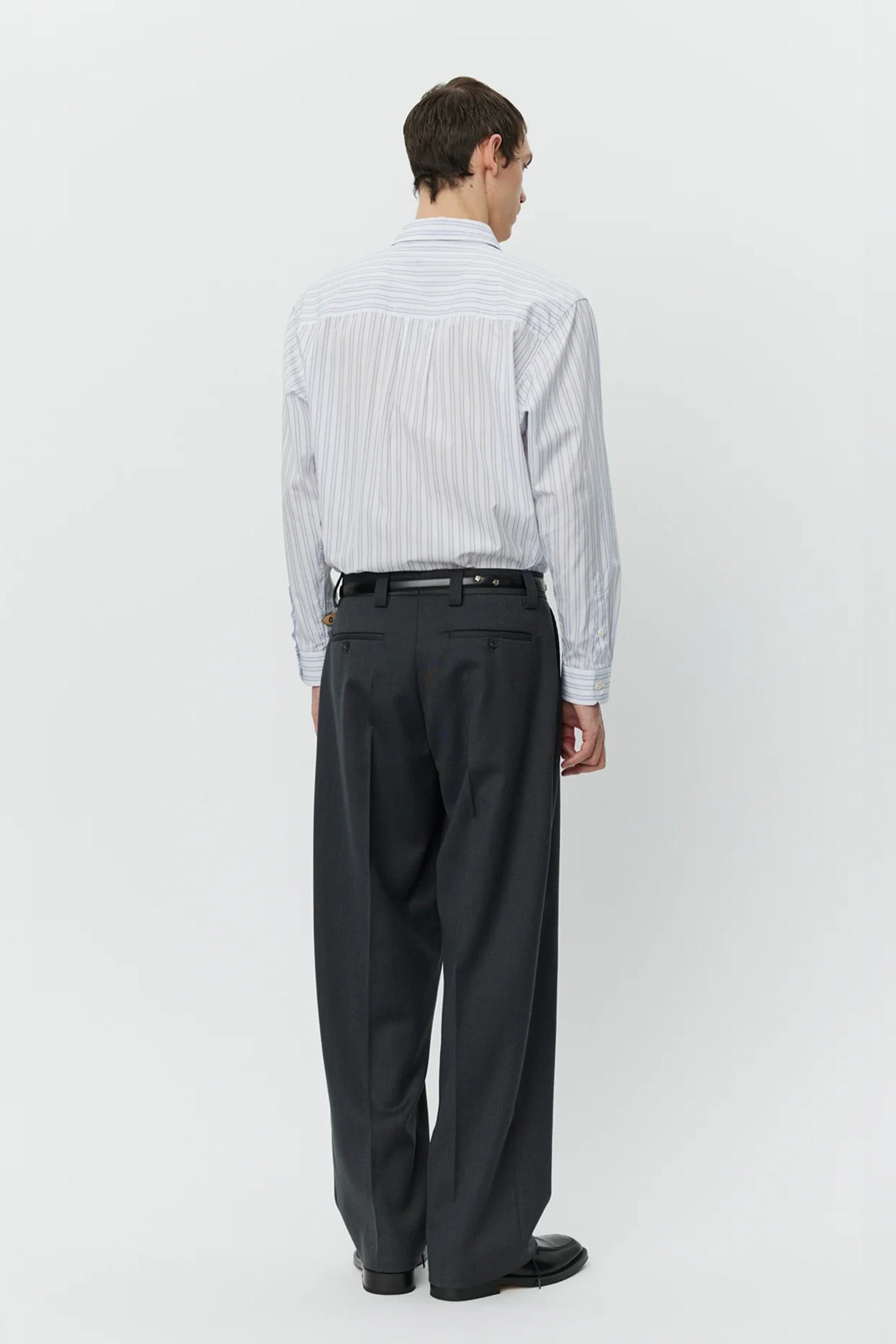 Service Trousers Grey Twill Wool