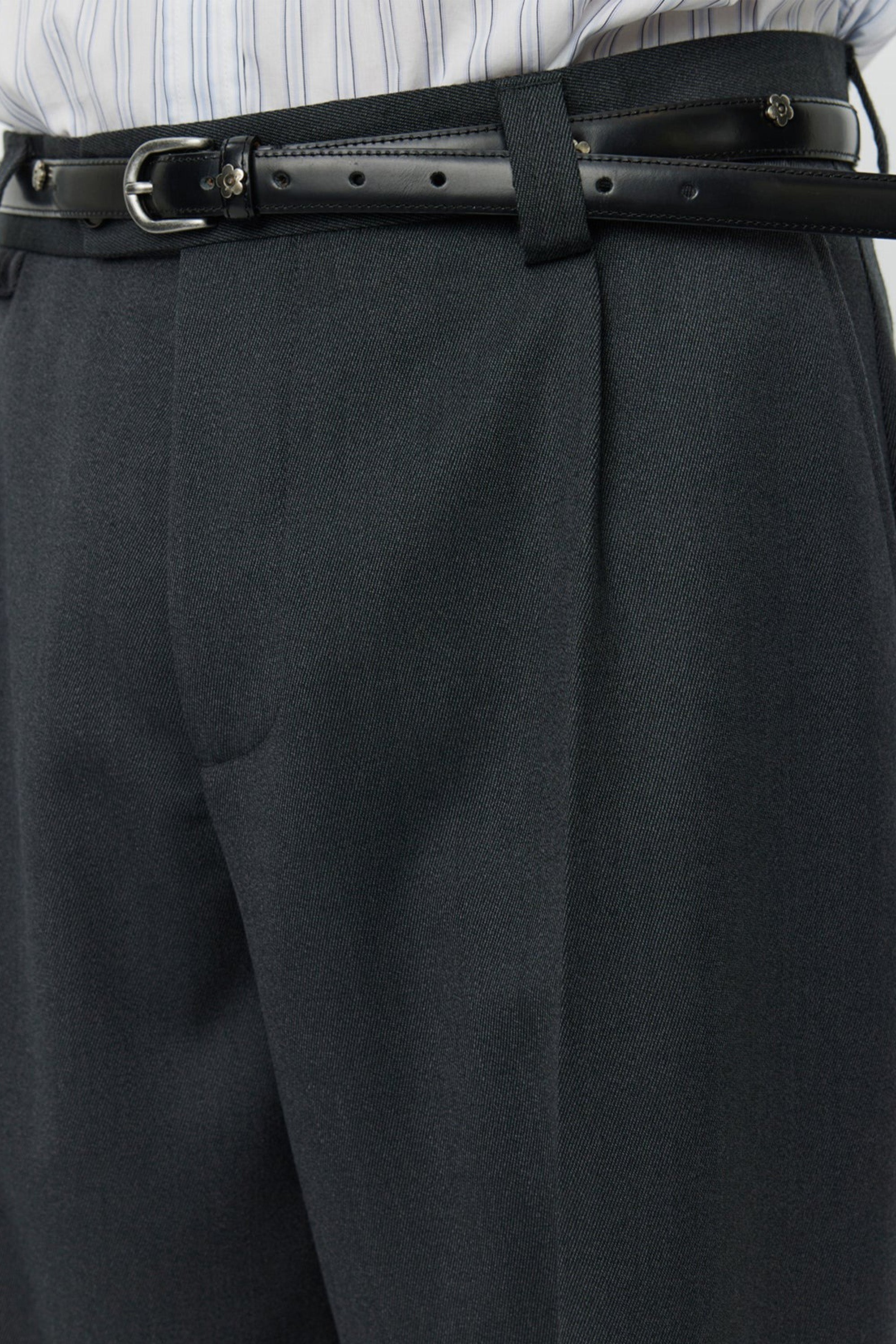 Service Trousers Grey Twill Wool_4