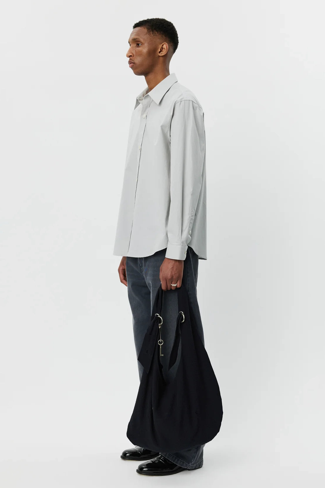 SPORTIVO [Evening shirt stone grey]