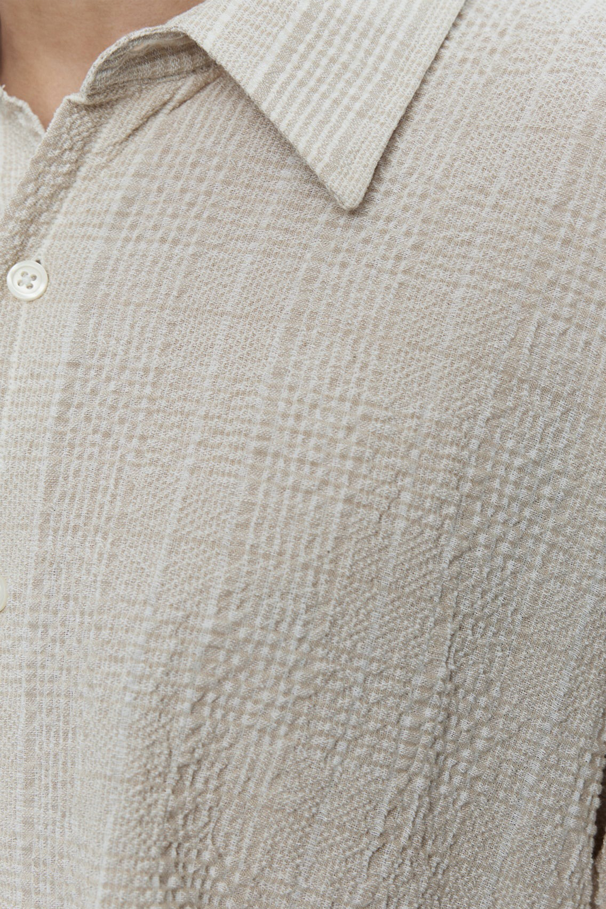 Exact Shirt Dusty Seersucker Check_4