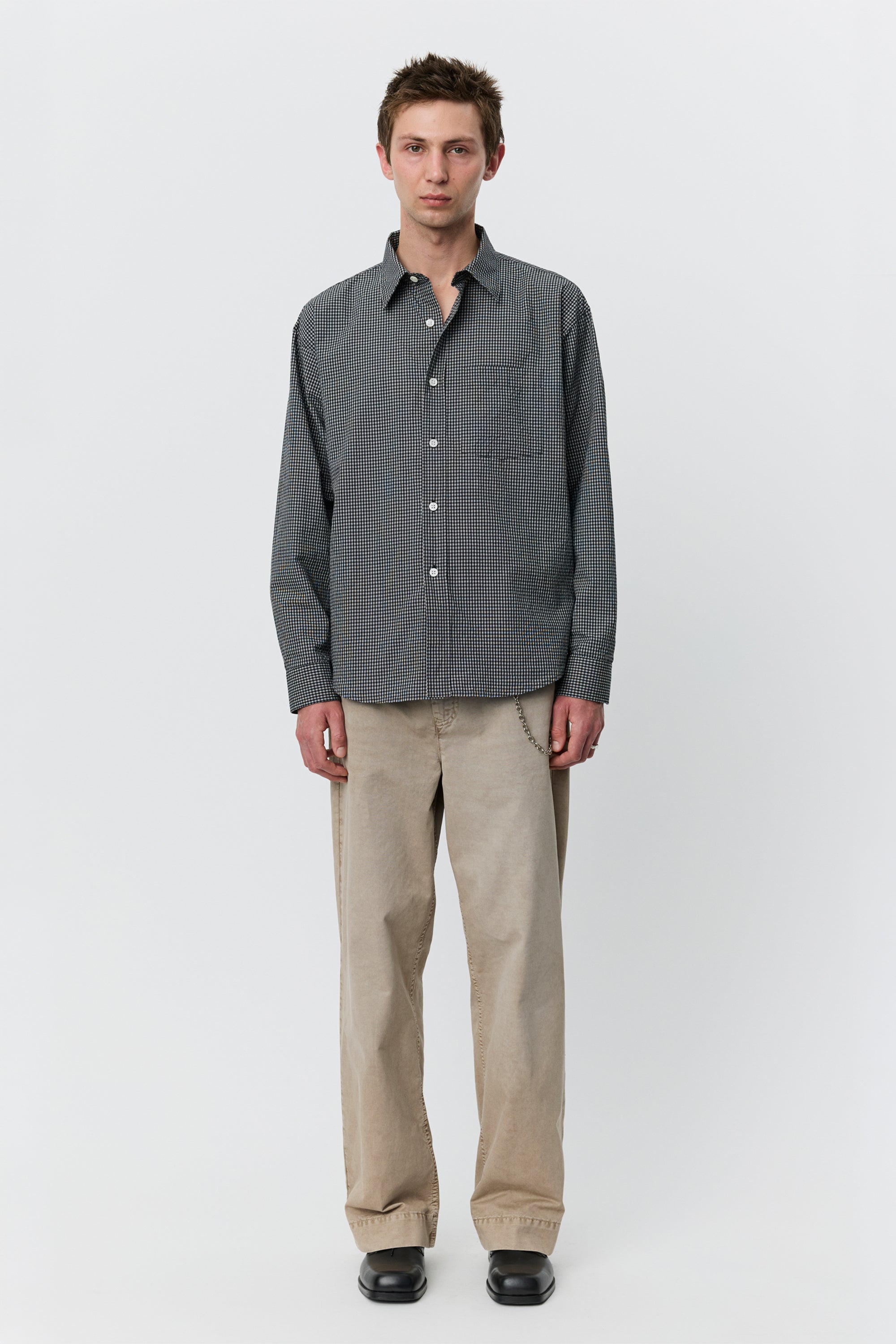 Executive Shirt Black Experienced Check_1