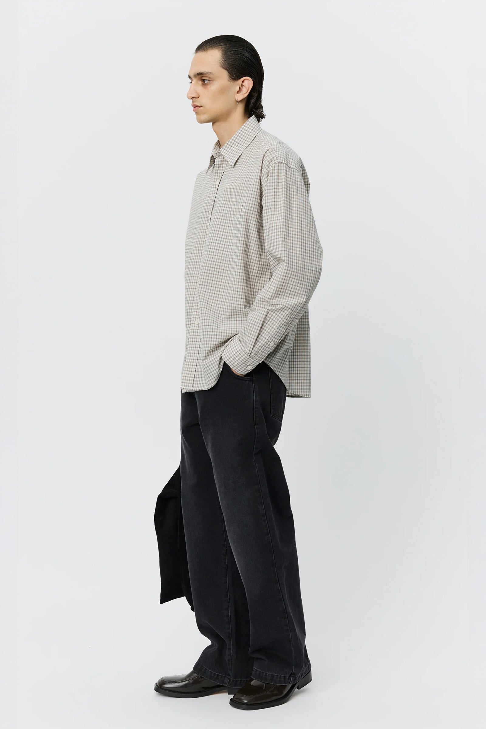 Executive Shirt Experienced Brown Check_2