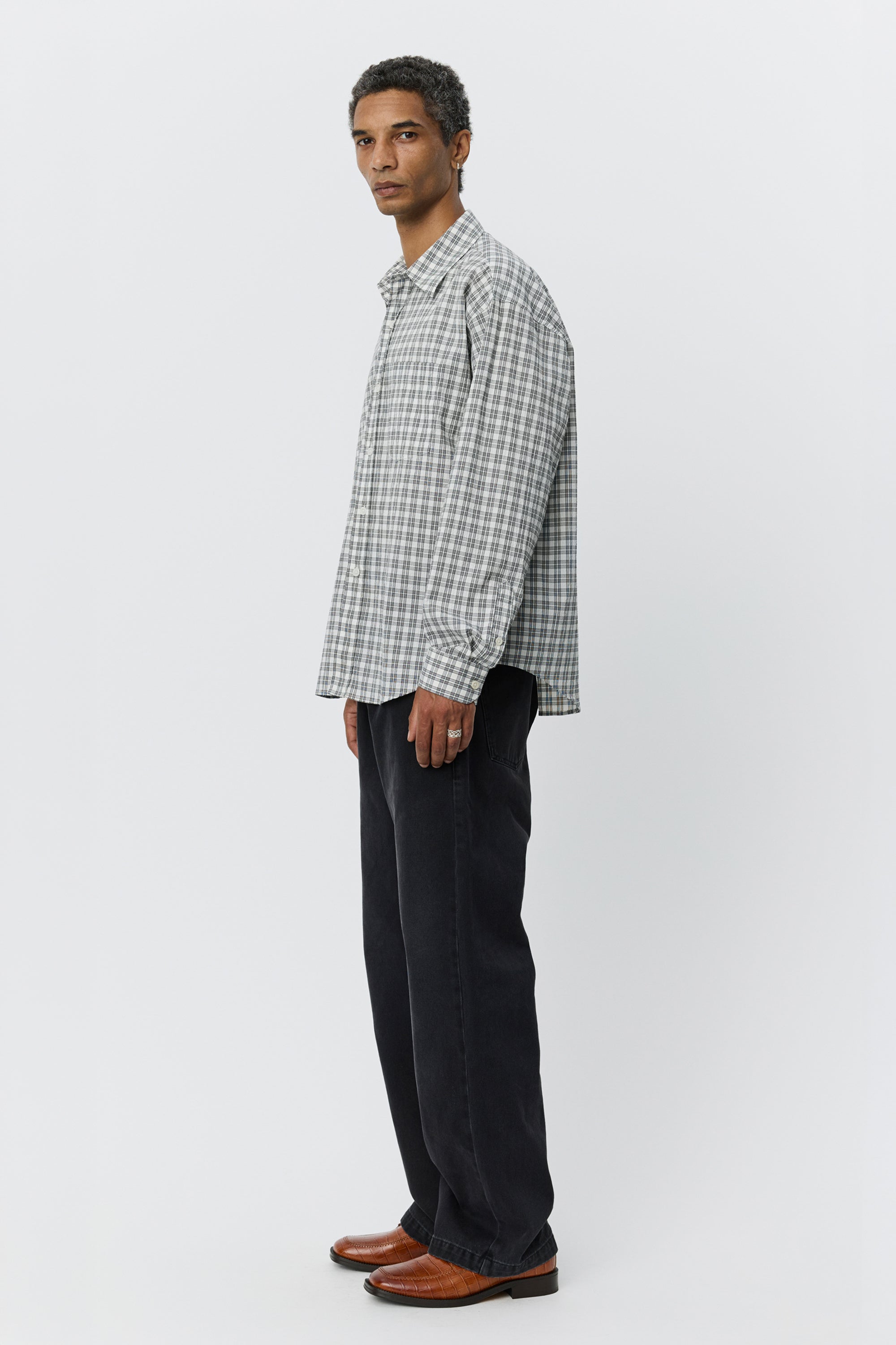 Executive Shirt Off White Check_2