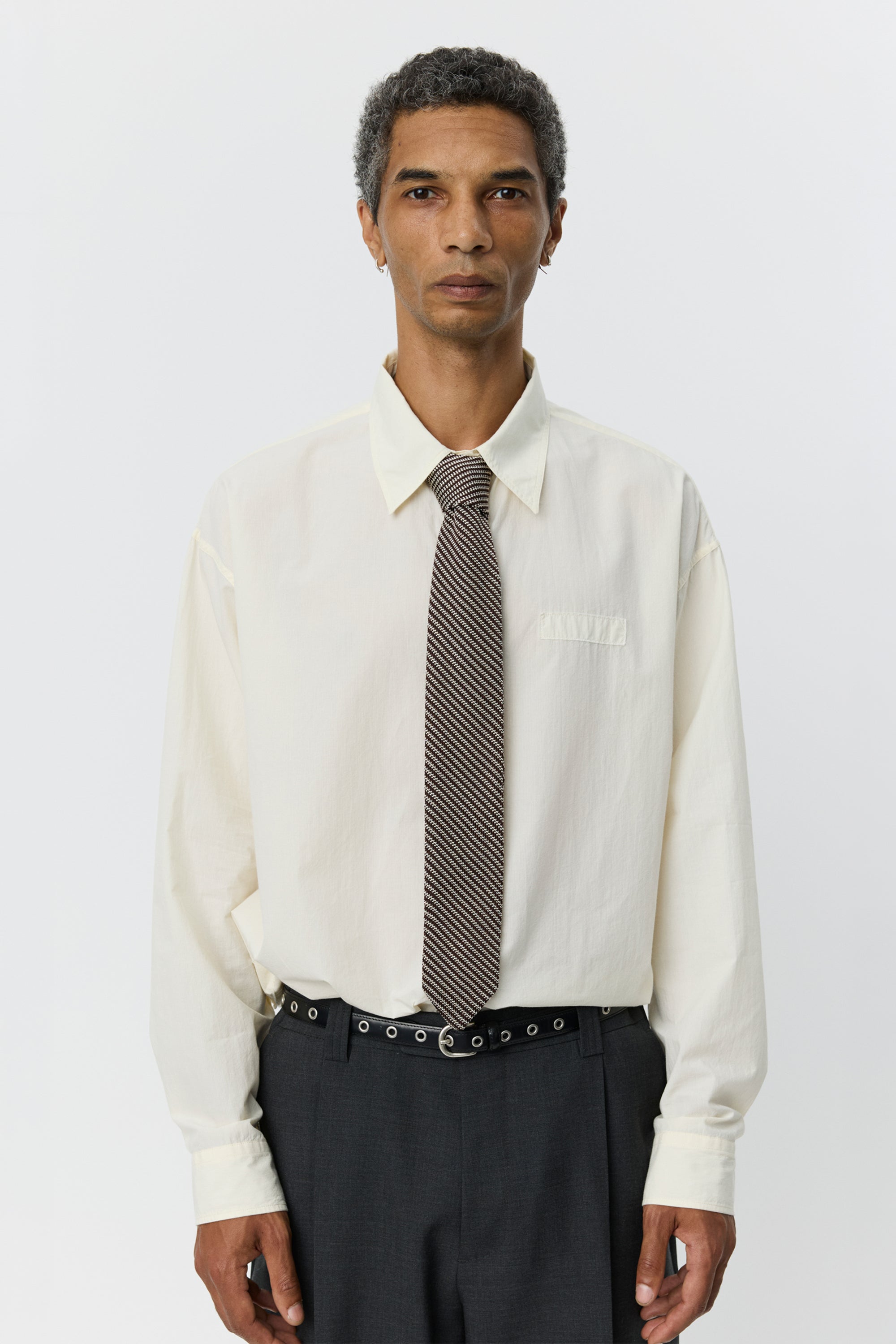 Formal Tie Brown Stripe