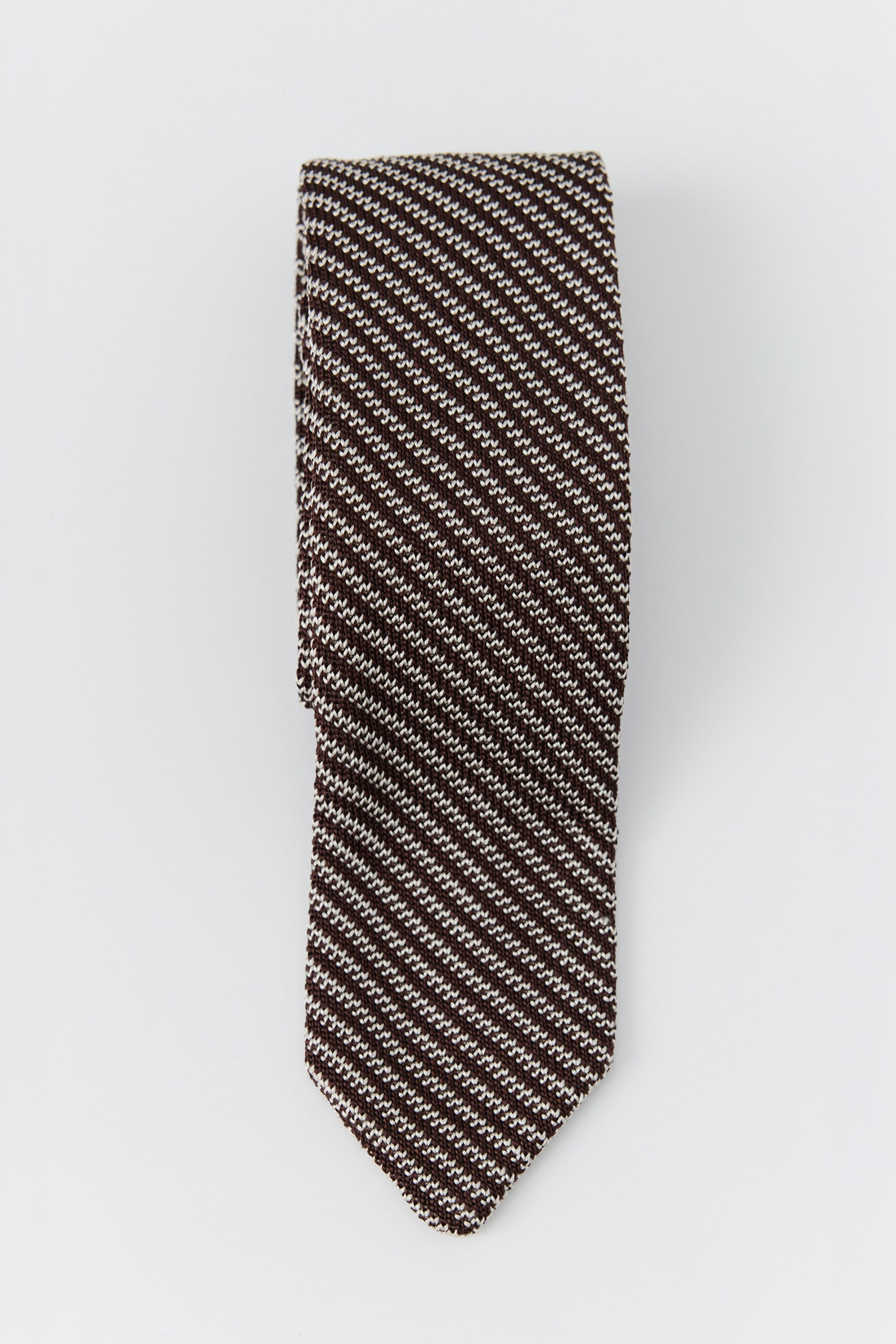 Formal Tie Brown Stripe