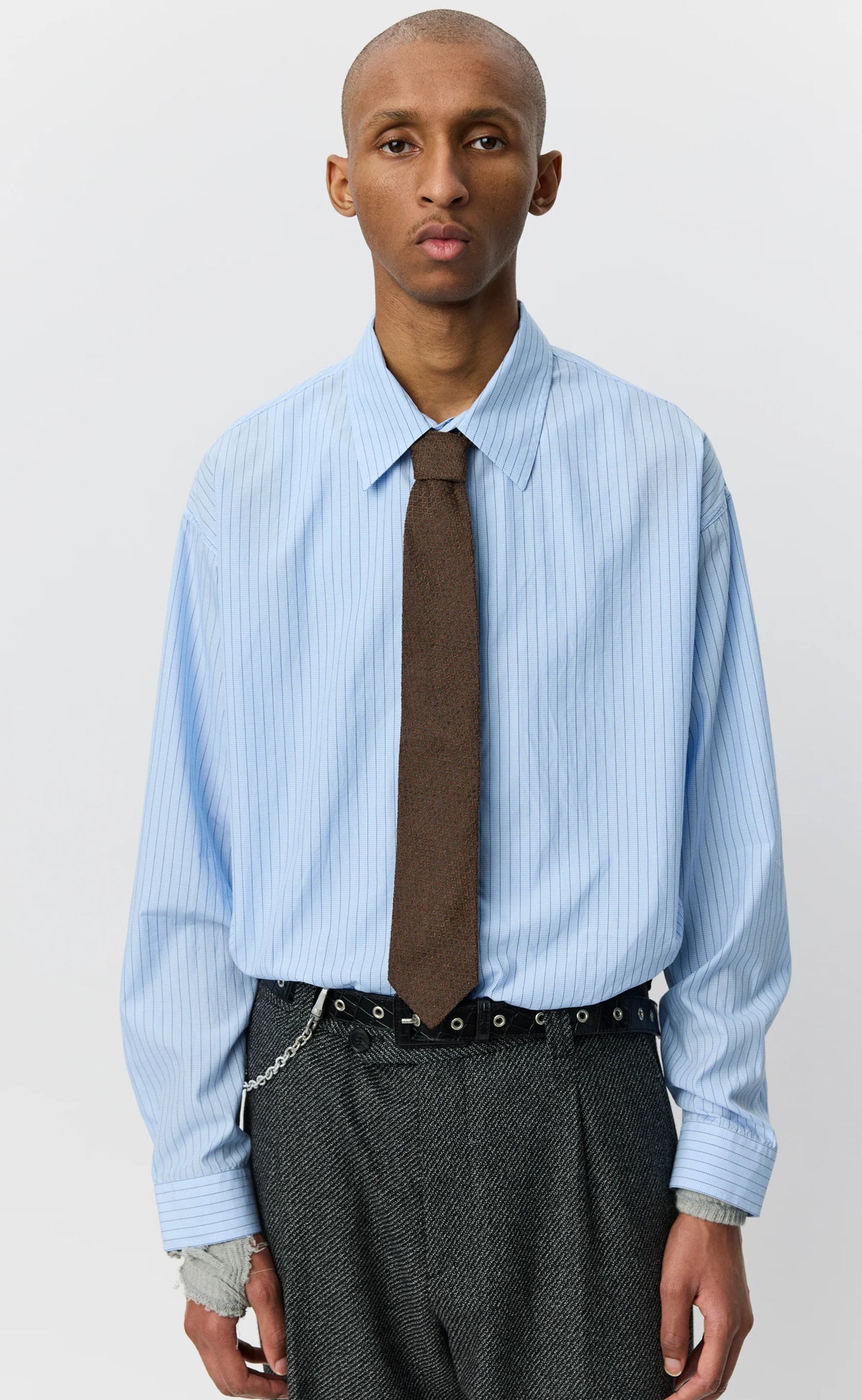 Formal Tie Grid Brown_1