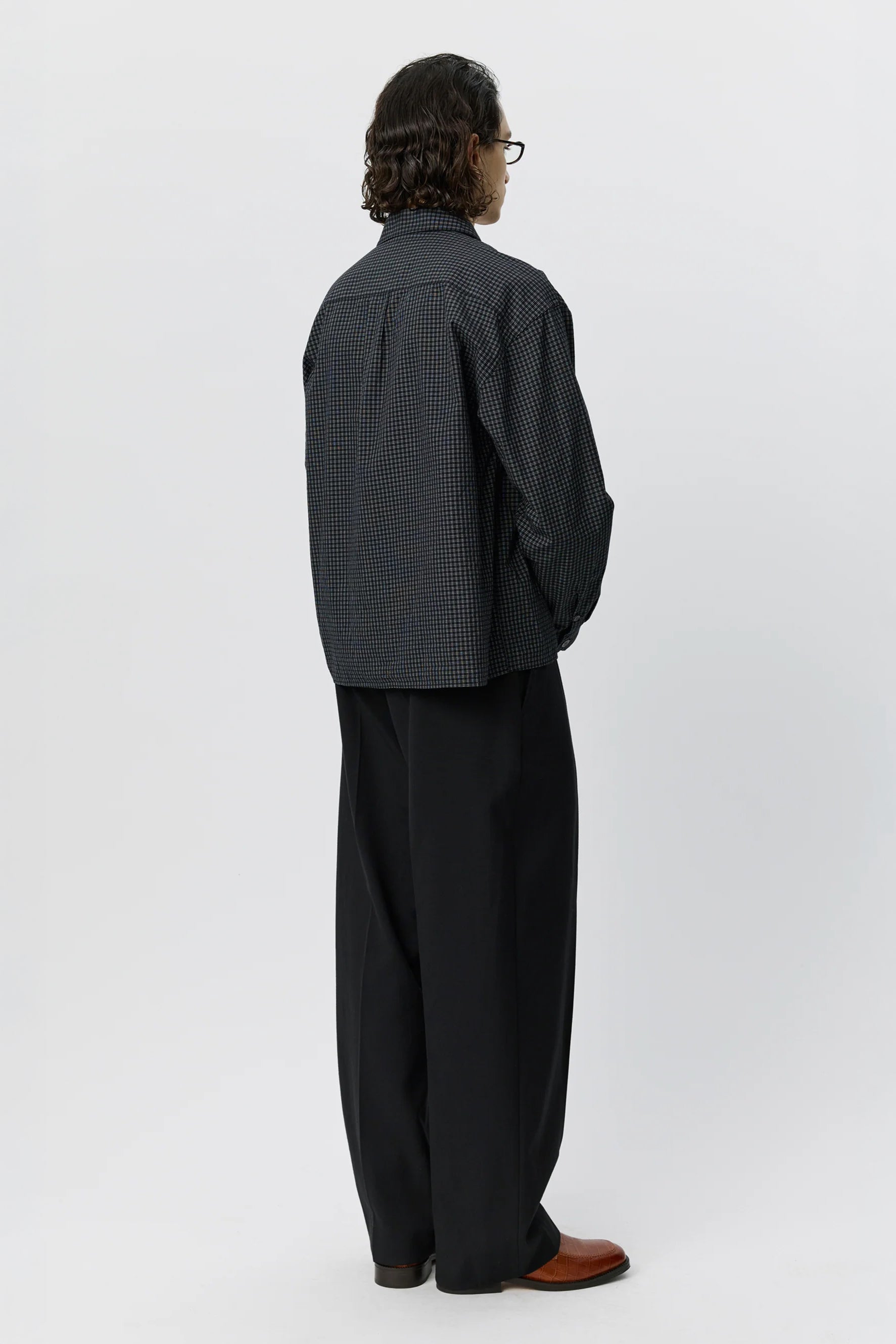 Frame Shirt Black Check_3