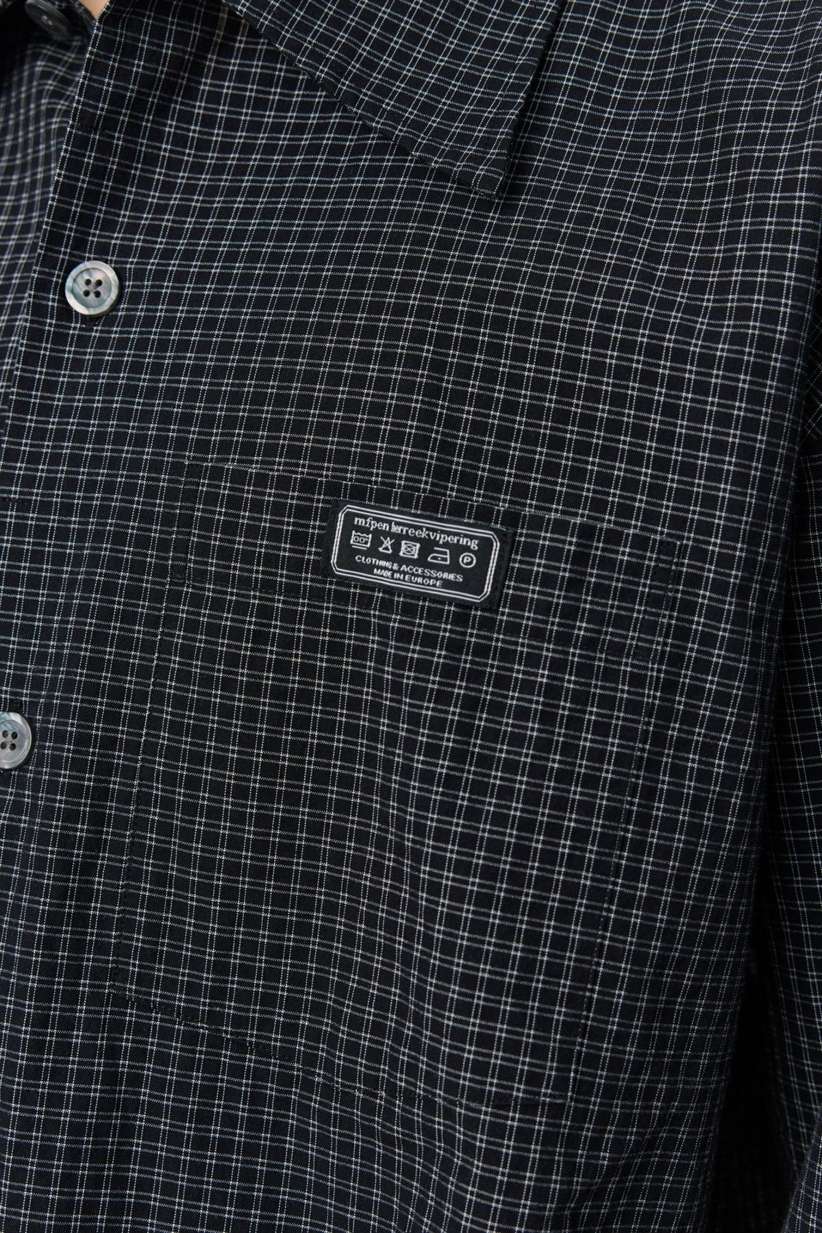 Frame Shirt Black Check_4