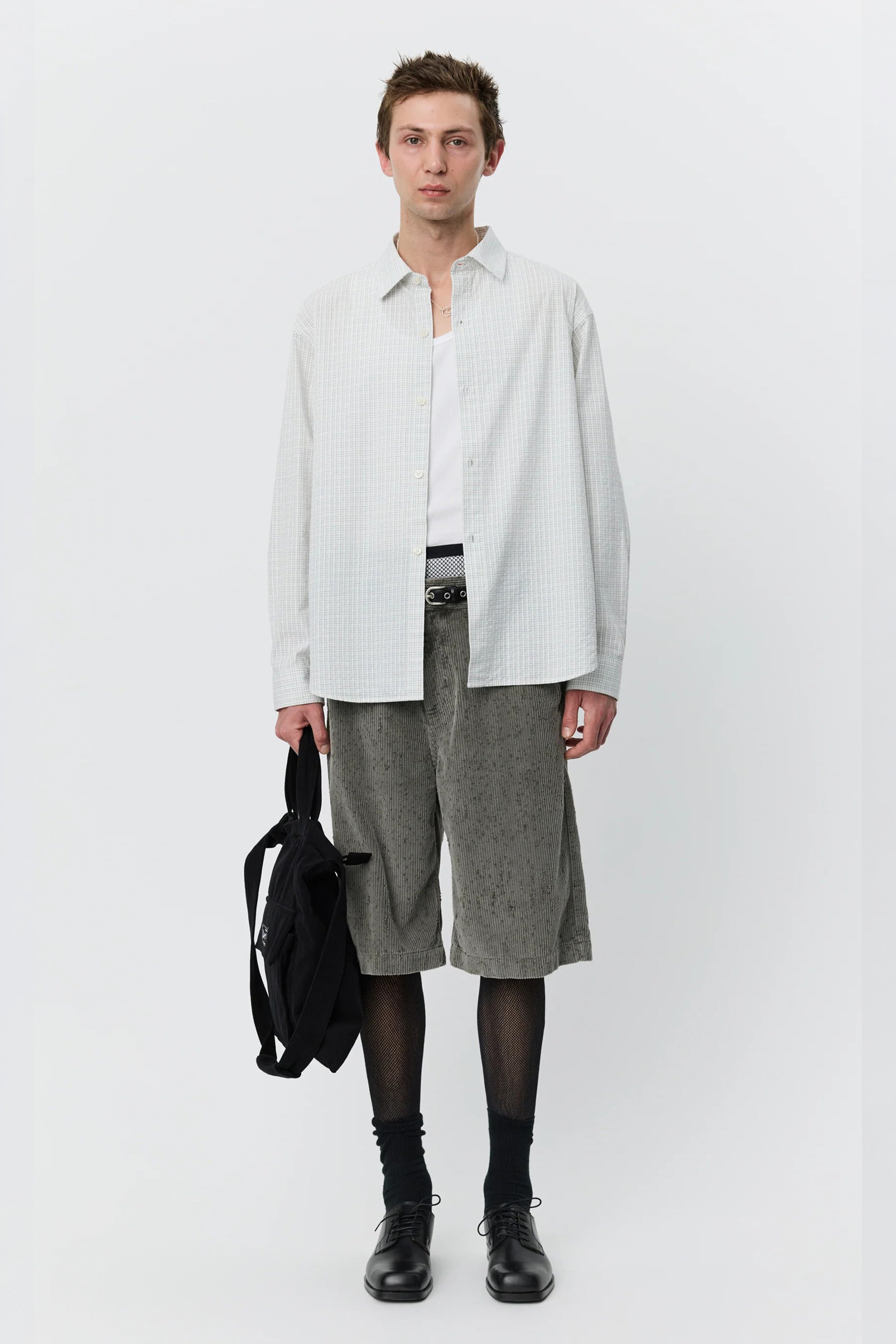 Generous Shirt White Connection Check