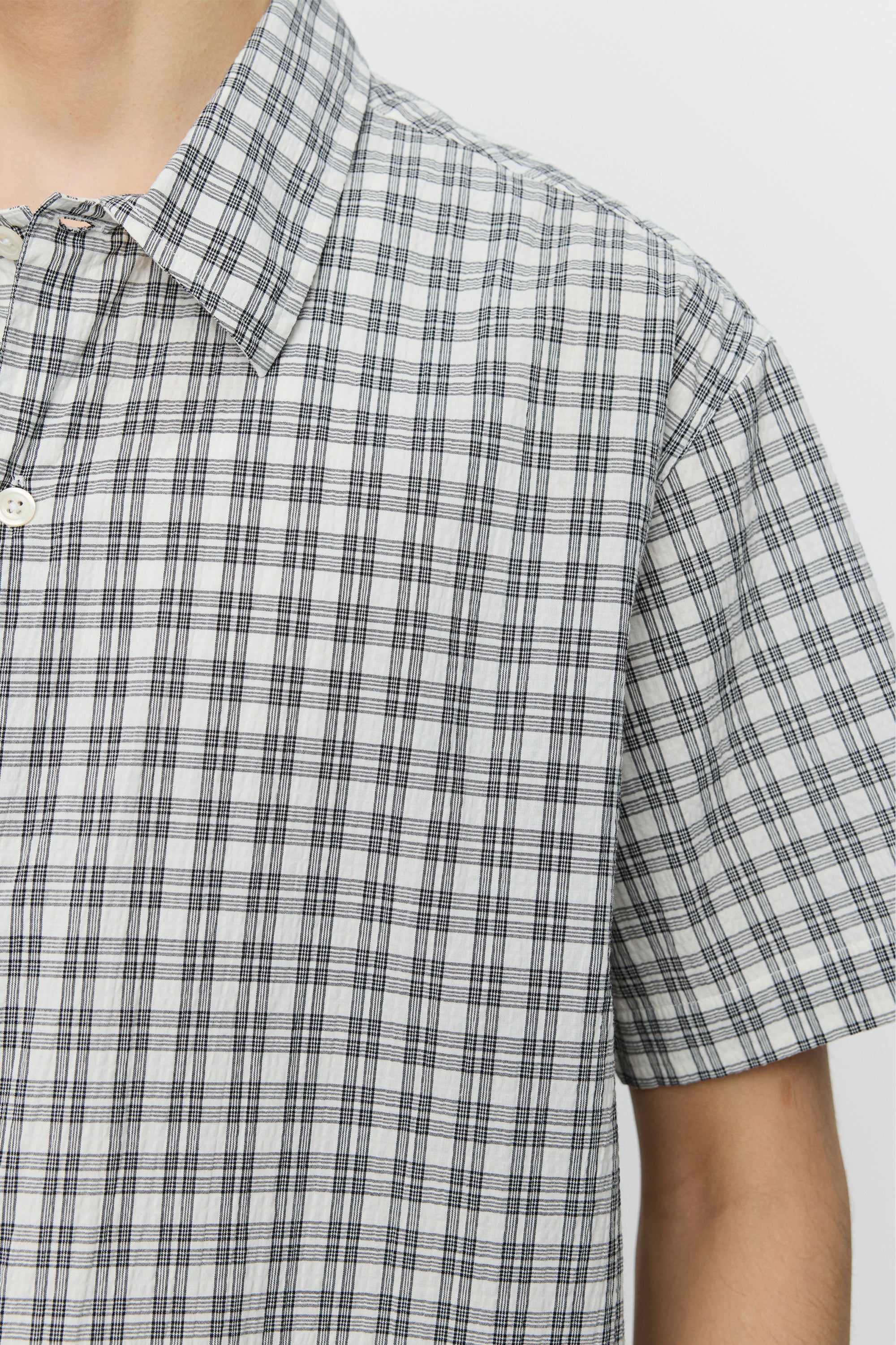 Holiday Shirt Off White Check_4