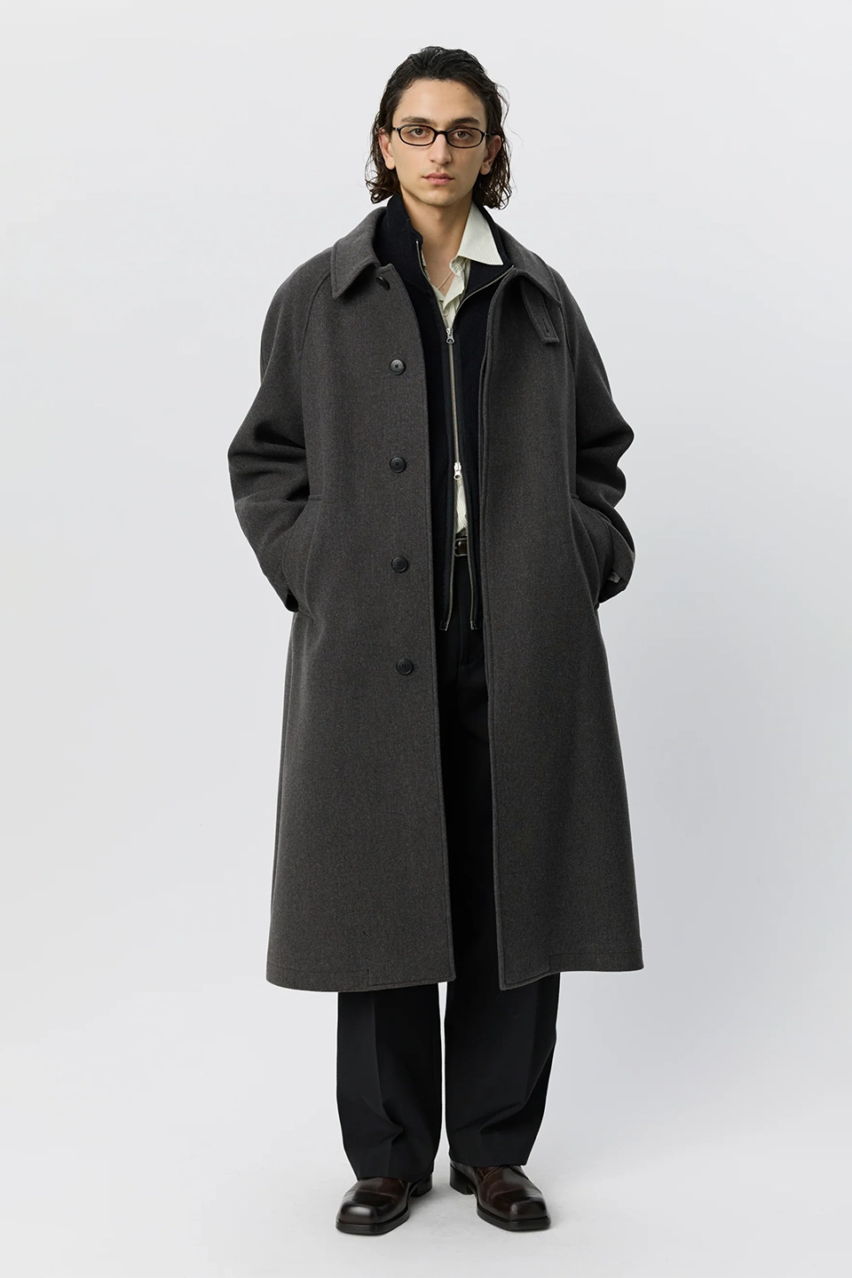 Installation Coat Ash Brown Rec. Wool_2
