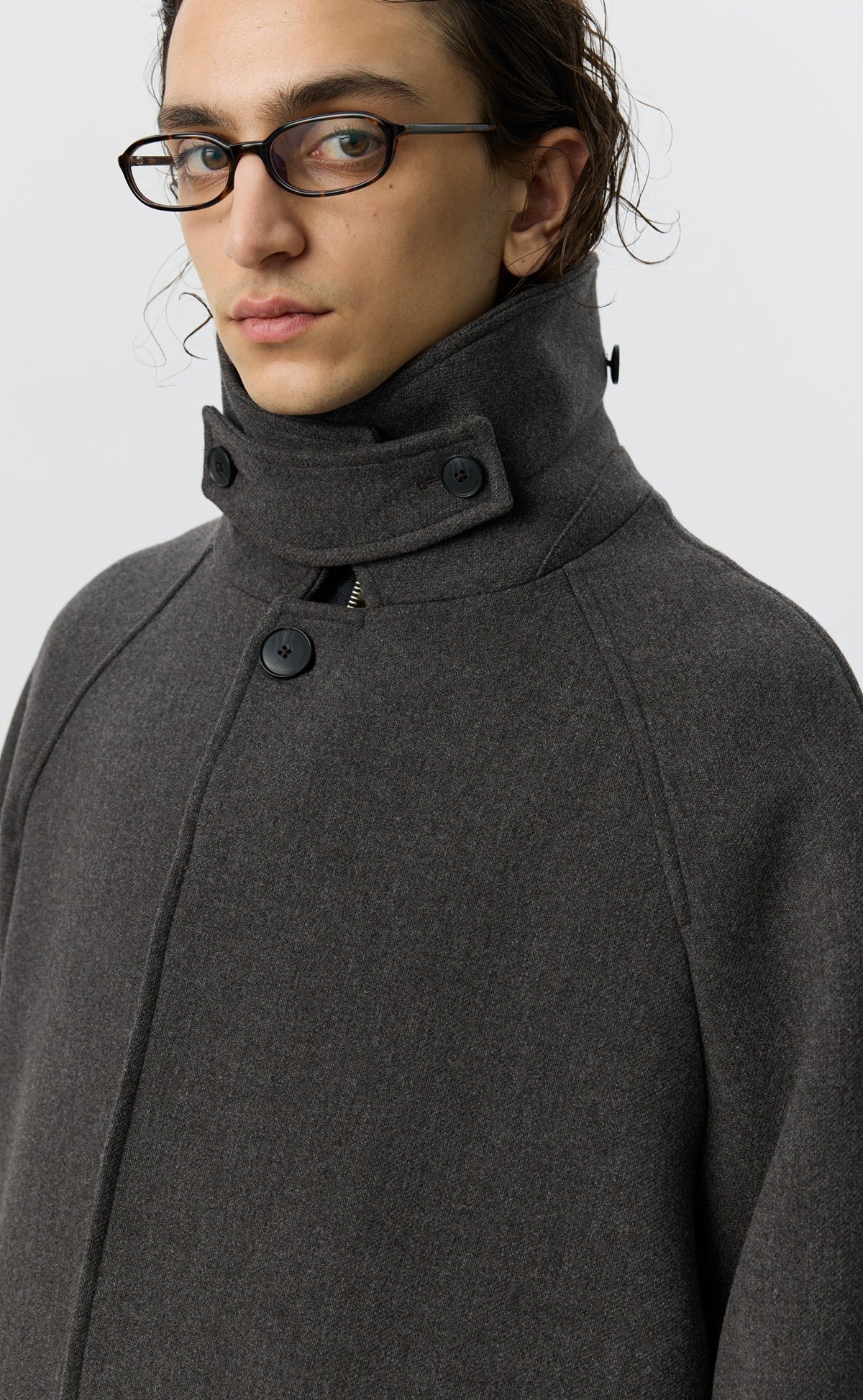 Installation Coat Ash Brown Rec. Wool_6