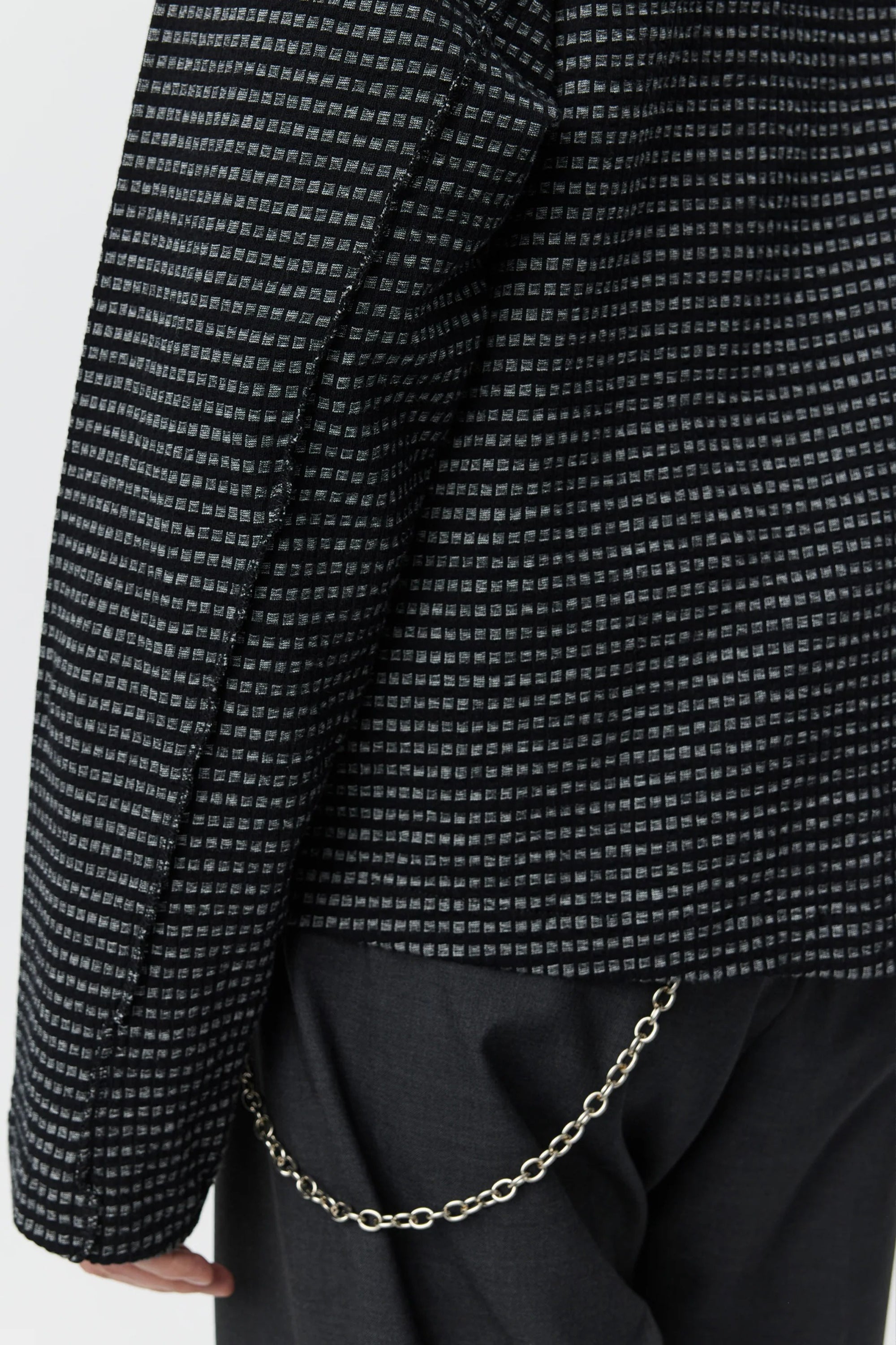 Leisure Zip Up Black Experienced Check_5