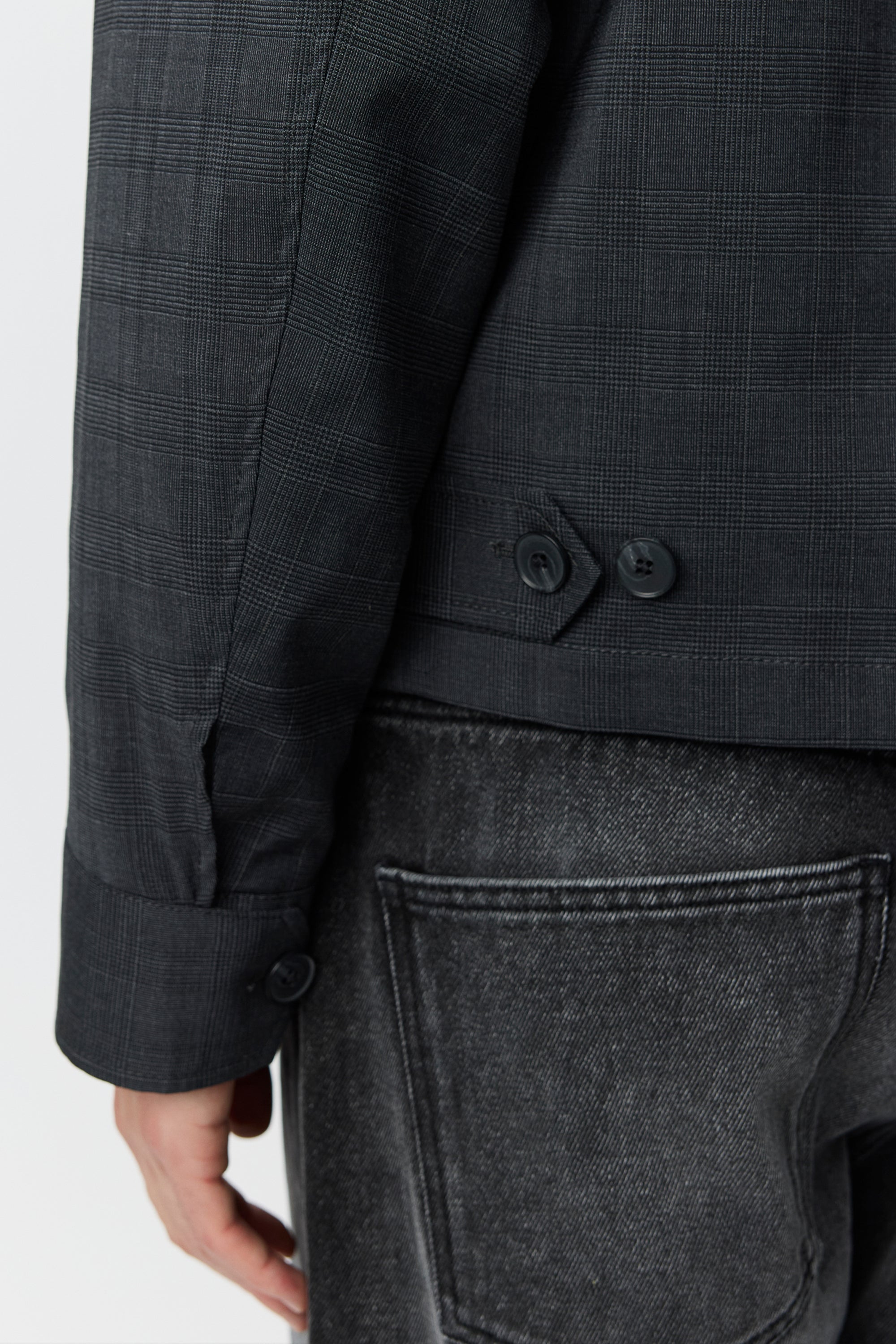 Mail Jacket Dark Grey Check_5