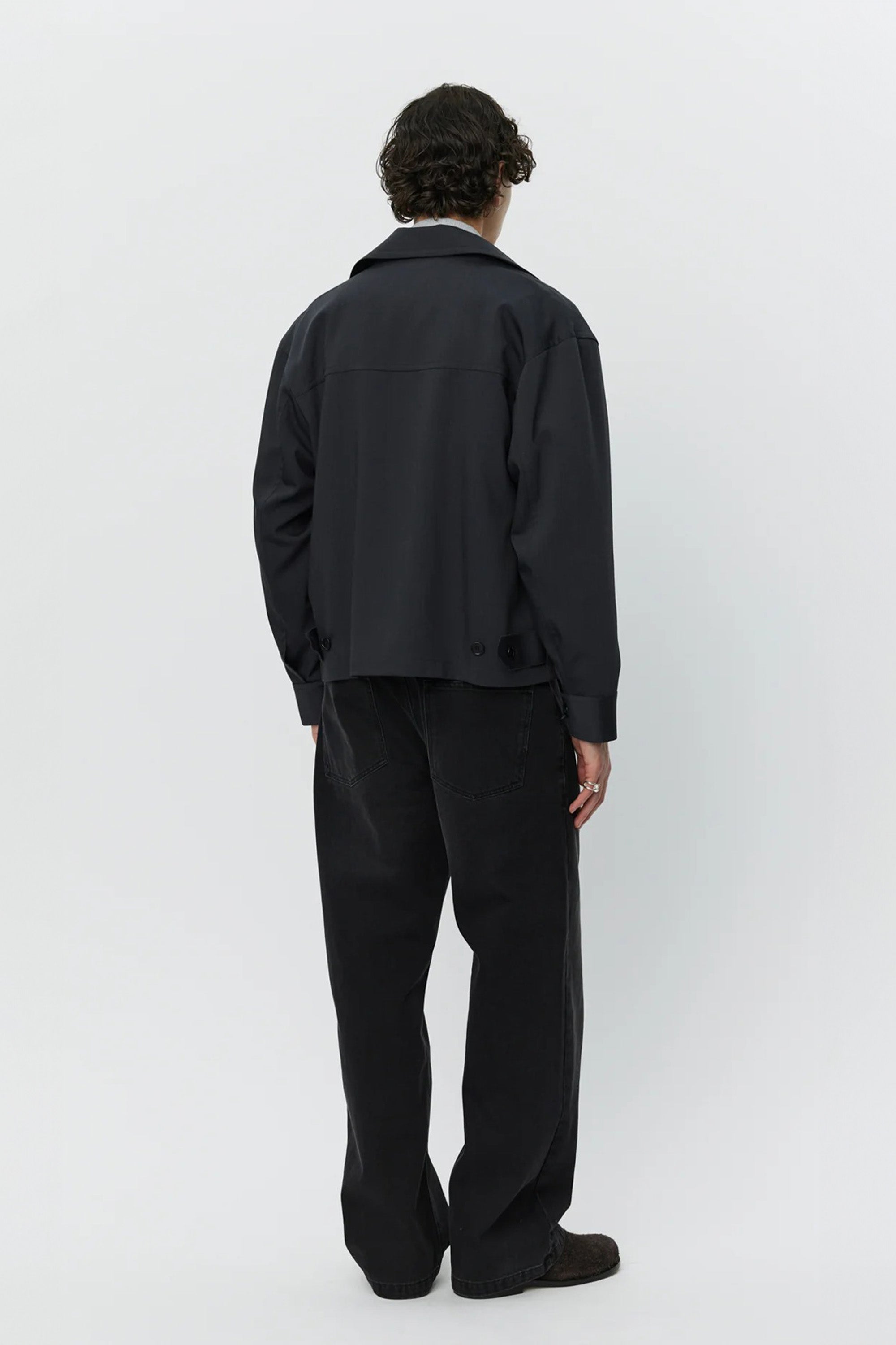 Mail Jacket Dark Grey Wool