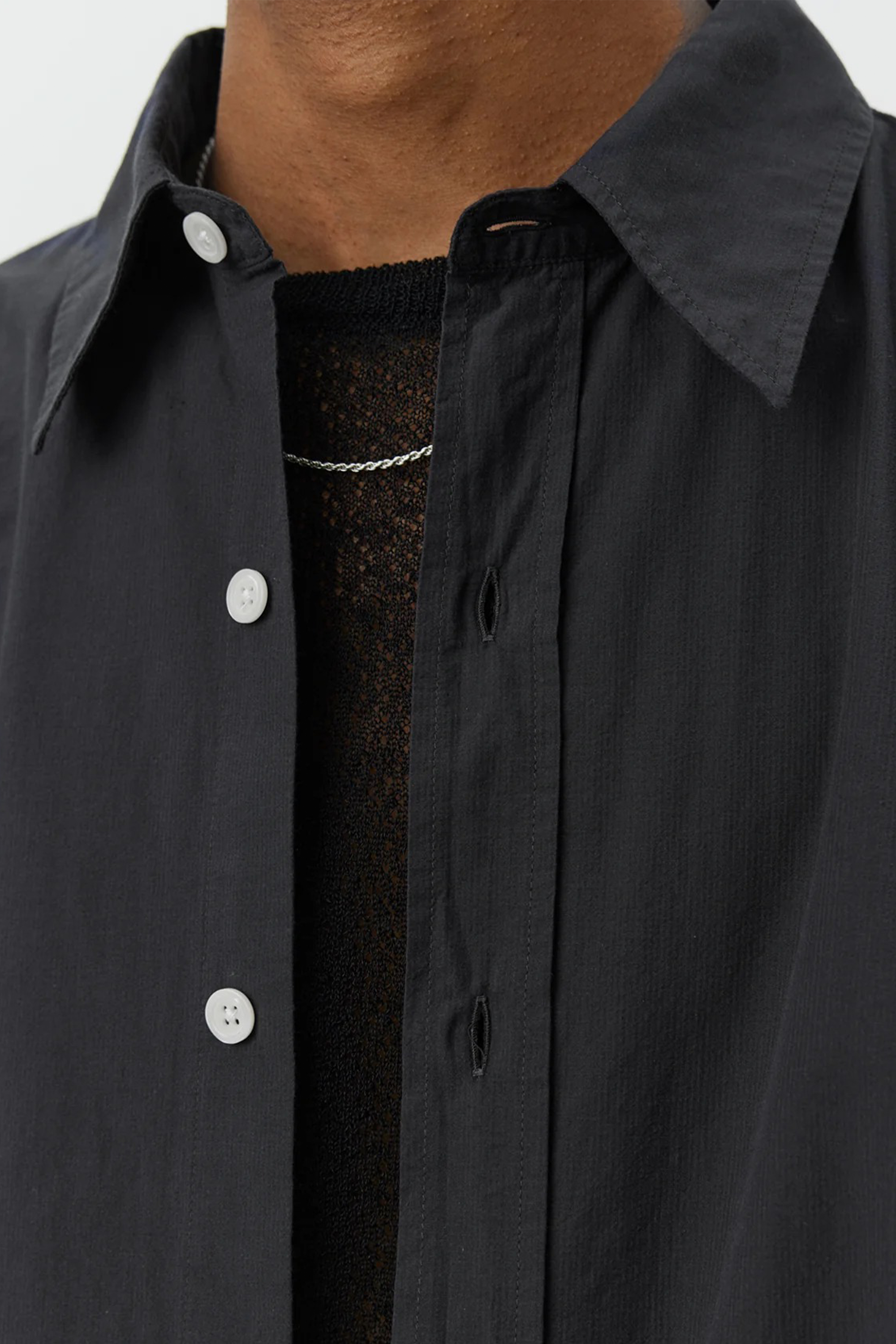 Network Shirt Graphite Micro Structure