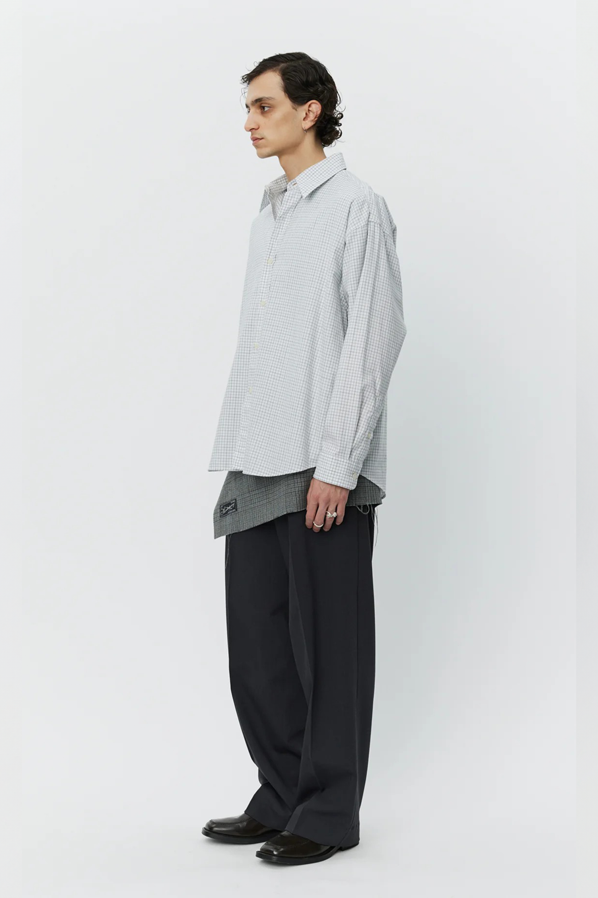 Network Shirt White Vintage Check