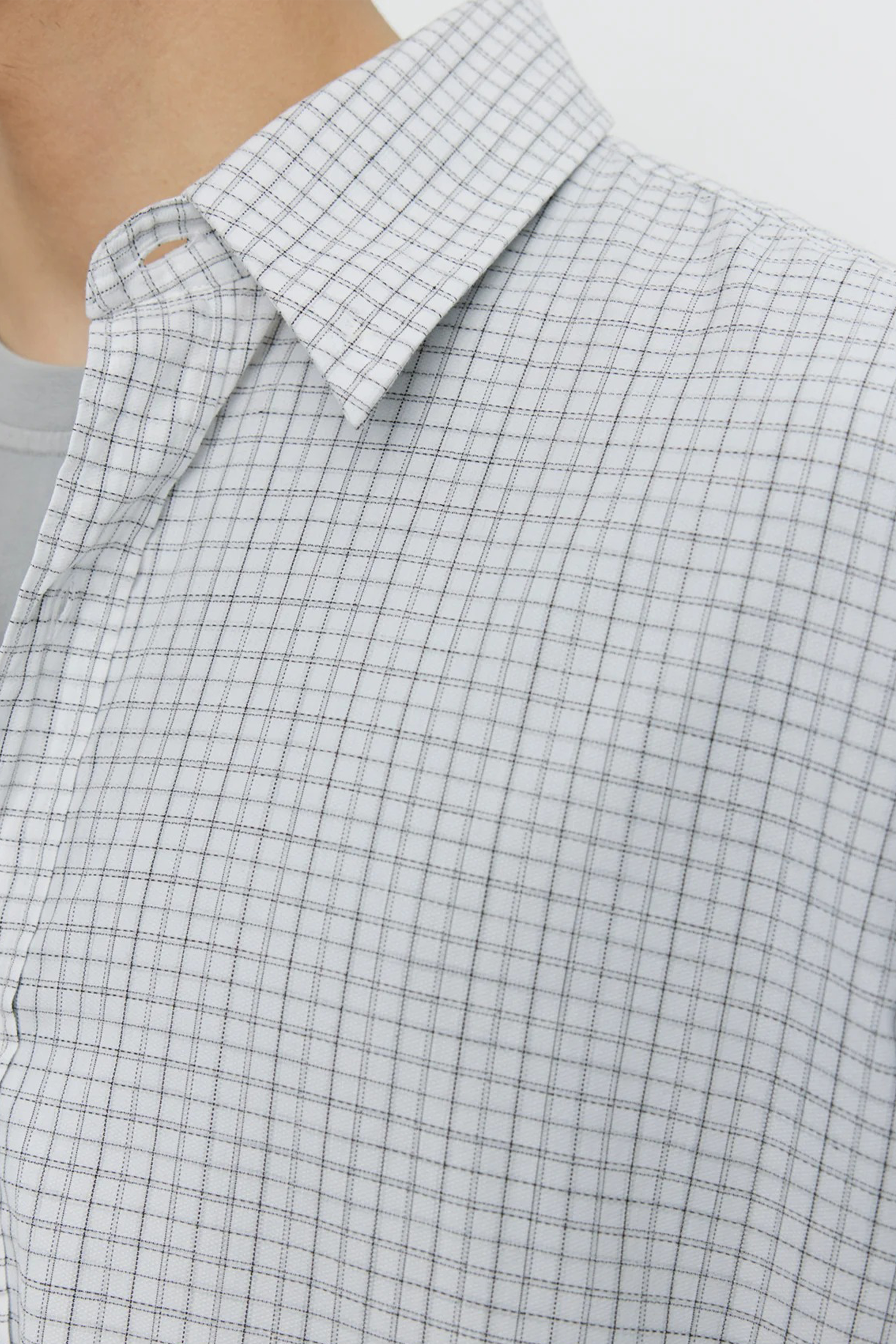 Network Shirt White Vintage Check_4