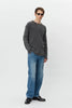 SPORTIVO STORE_New Rib LS Tee Washed Graphite_3