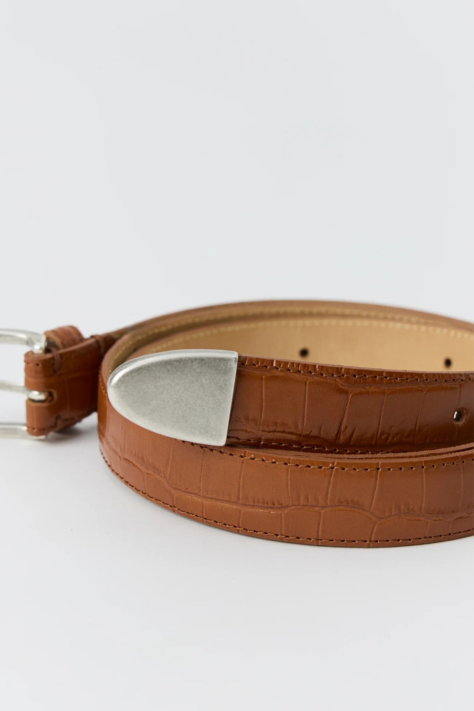 Occasion Belt Russet Croc