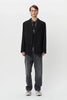 SPORTIVO STORE_Oversized Blazer Black Wool Cavalry Twill