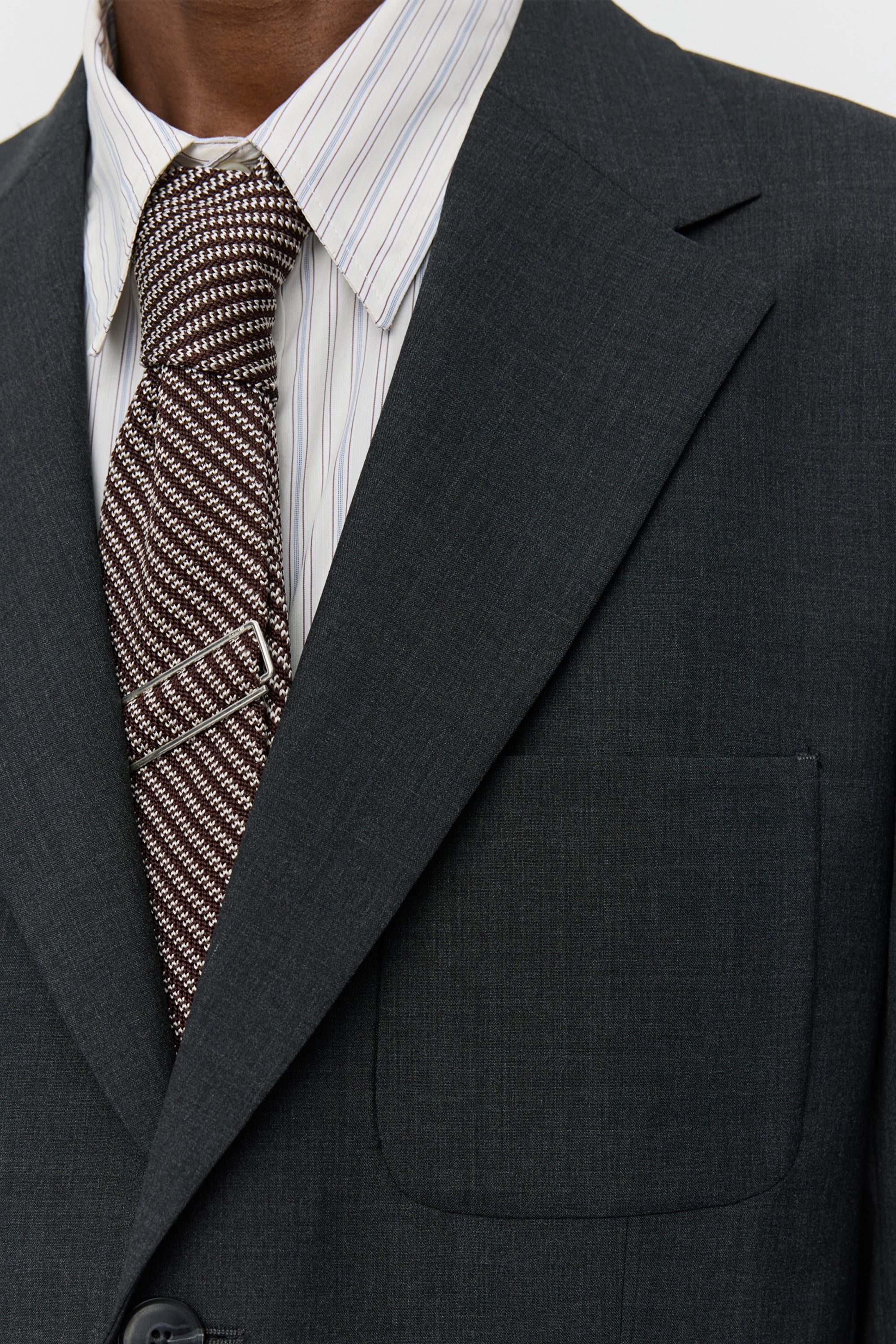 Patch Pocket Blazer Grey Wool_4