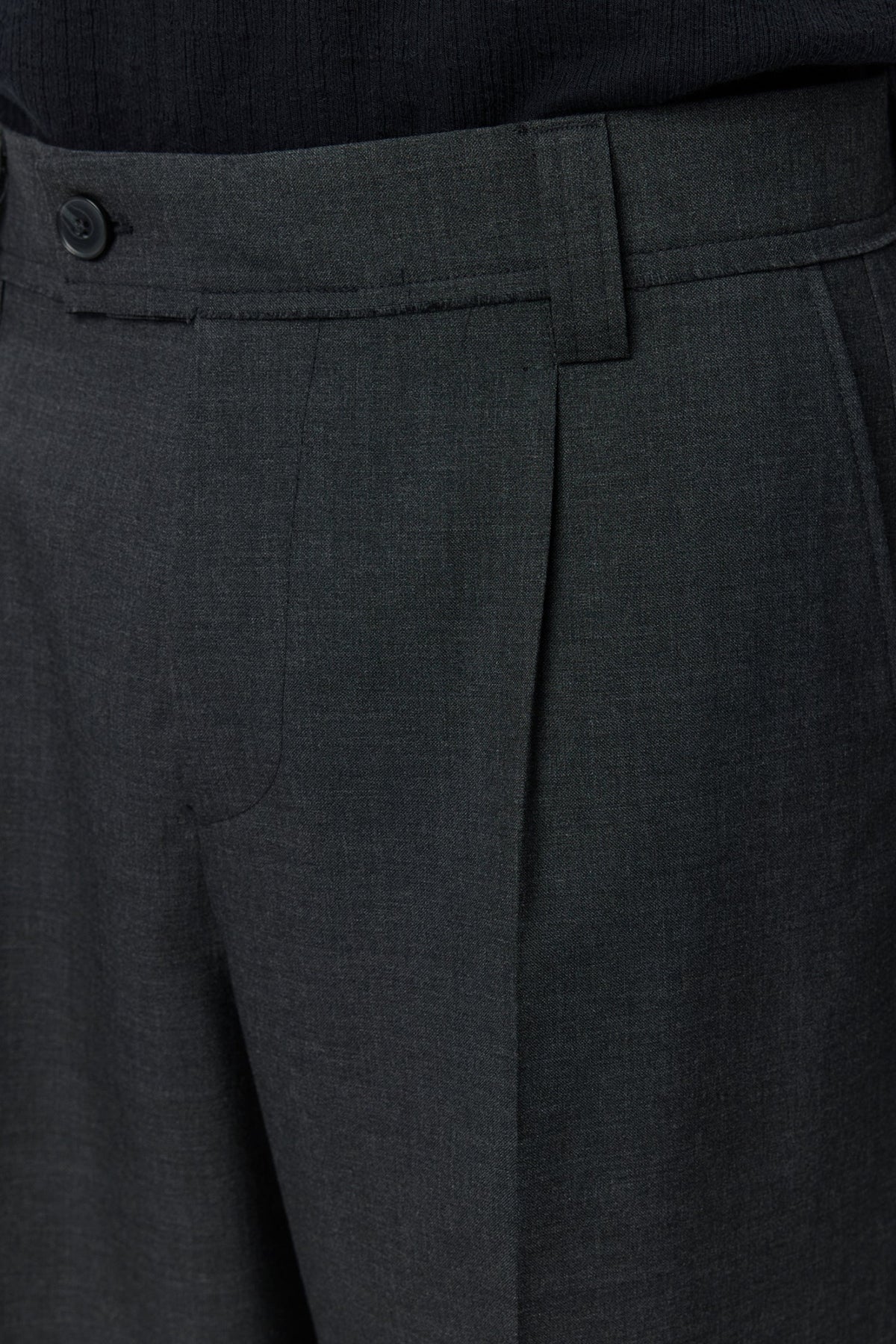 Patch Trousers Dark Grey Dry Wool_5