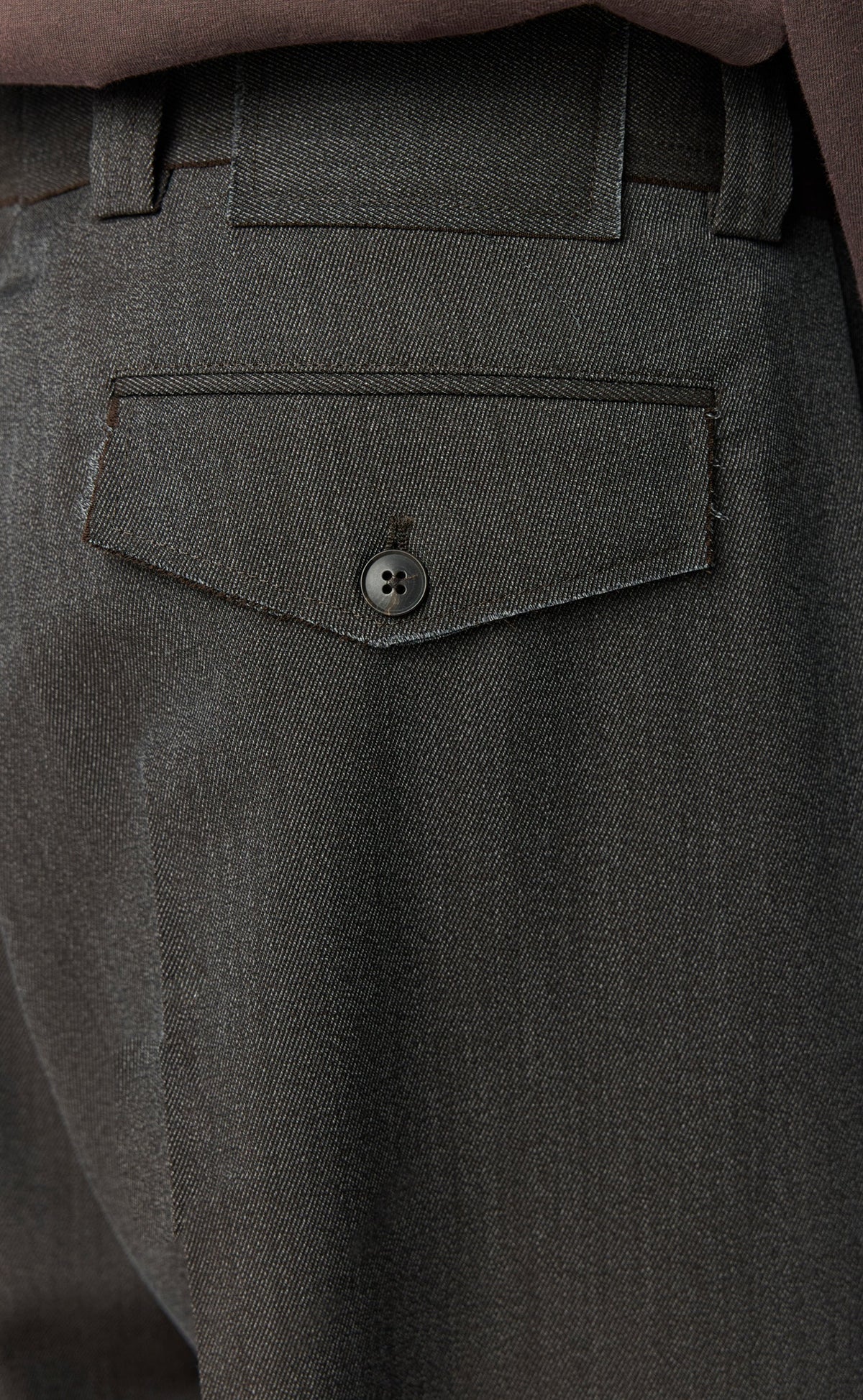 Patch Trousers Taupe Wool Twill_4