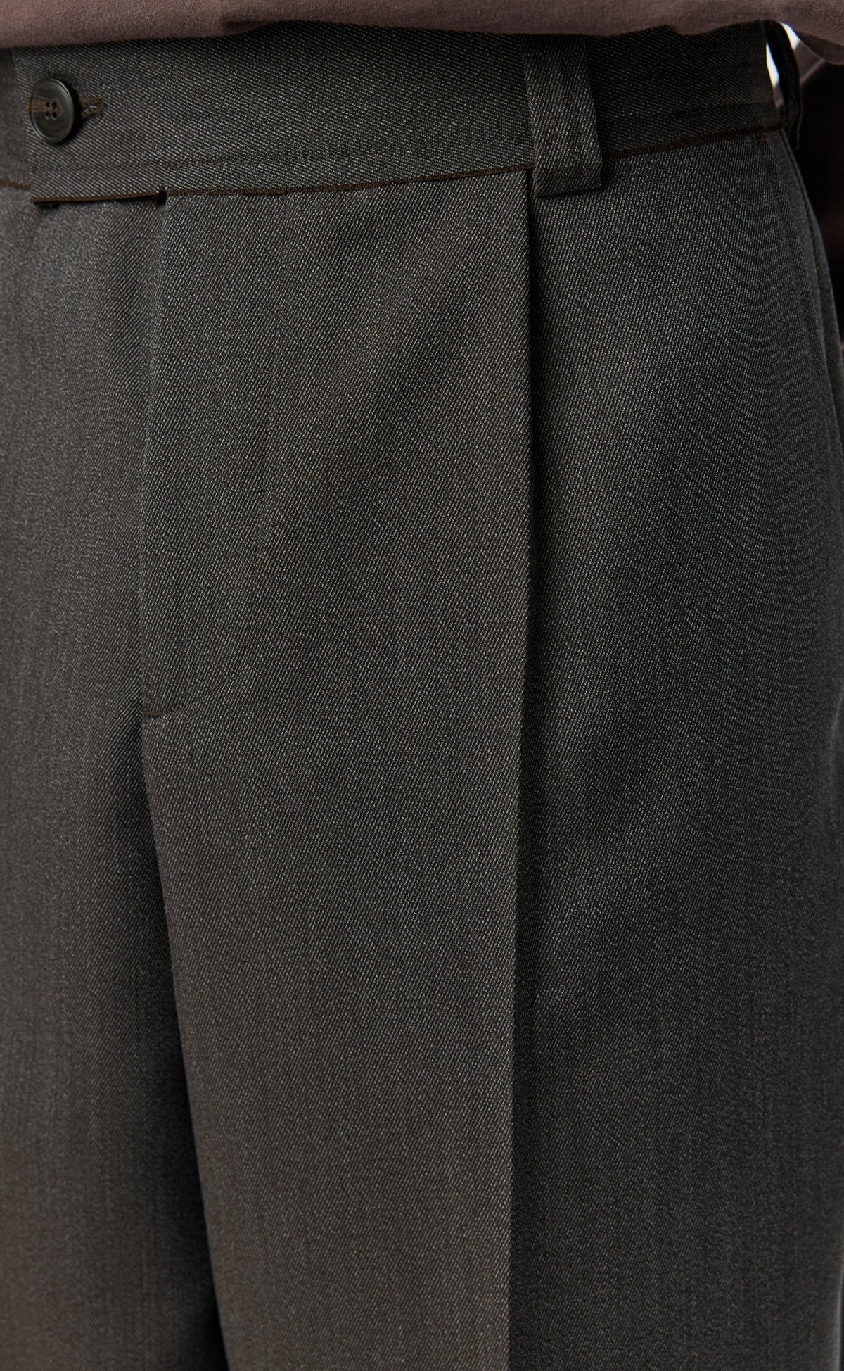 Patch Trousers Taupe Wool Twill_5
