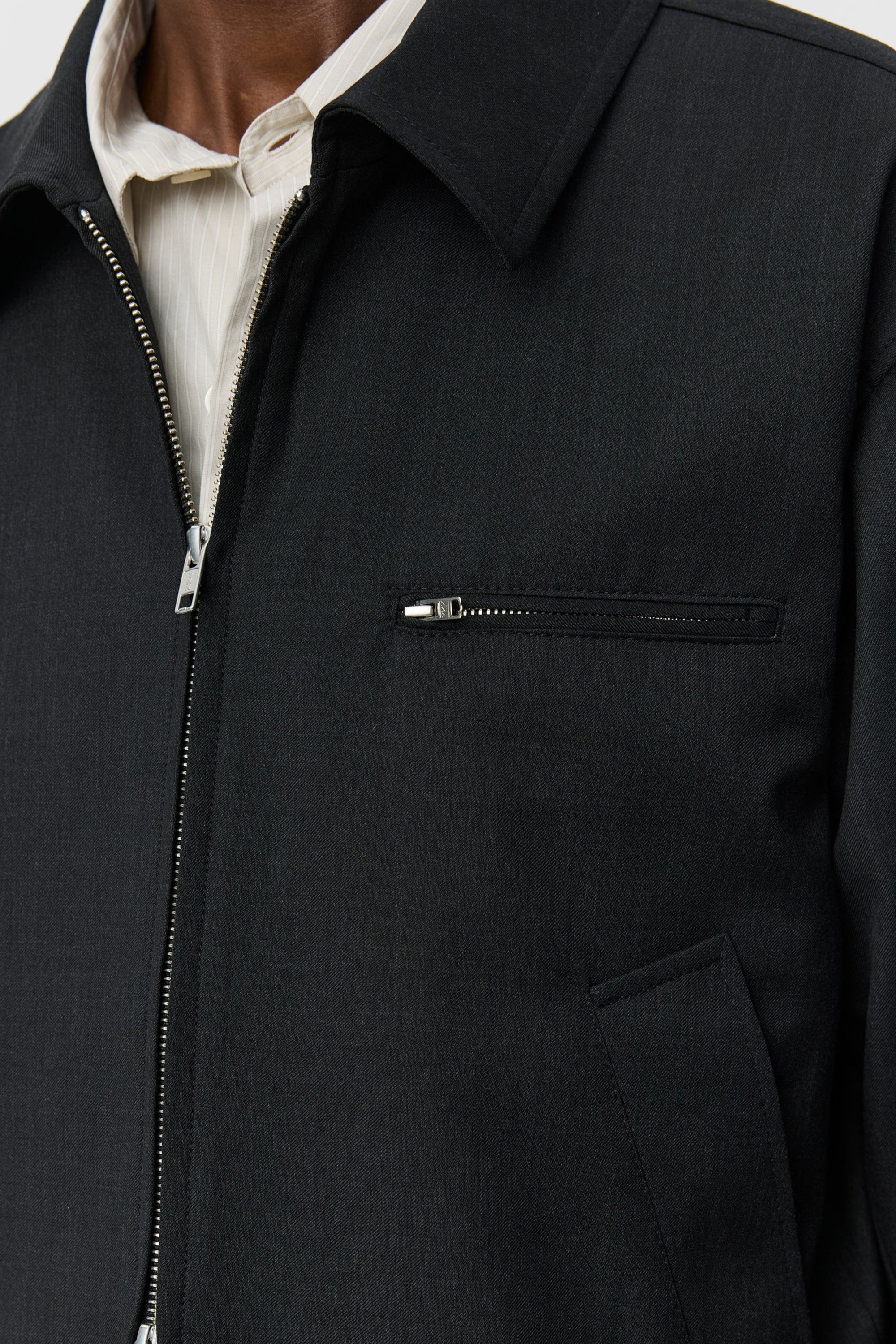 Postal Jacket Anthracite Wool_4