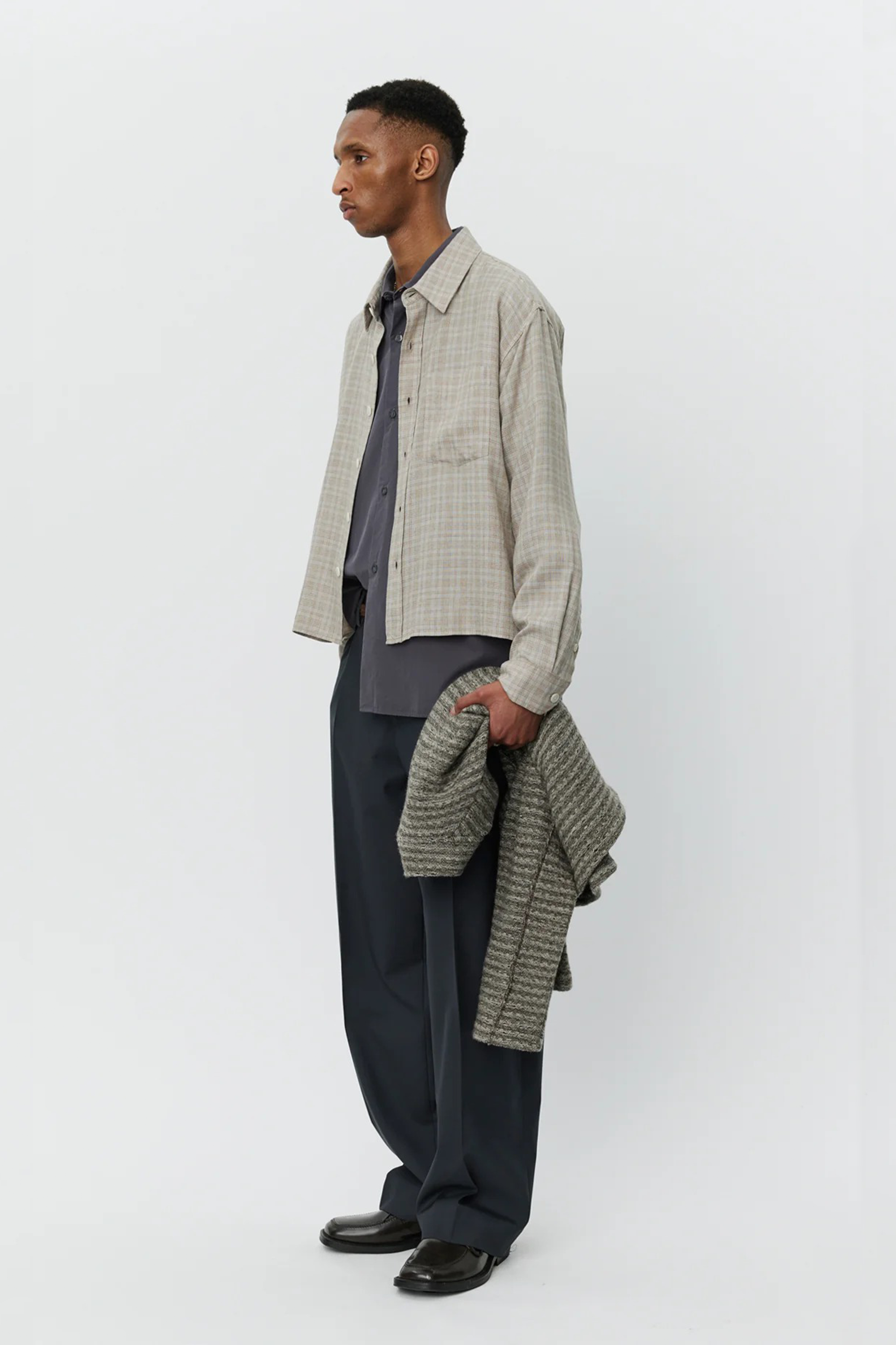 Priority Shirt Sepia Check