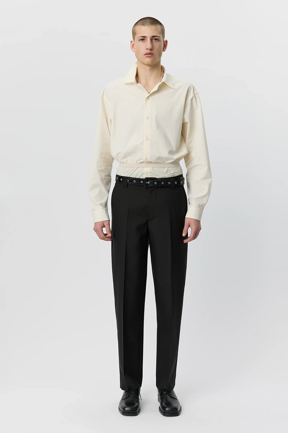 Prom Trousers Dark Brown Dry Wool