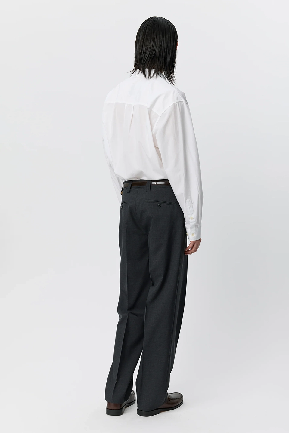 Prom Trousers Dark Grey Dry Wool_3